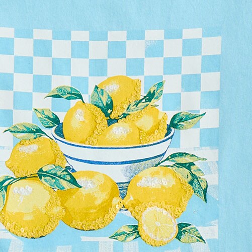 Sequin lemons graphic tee SEQUIN LIMONE CLOUDBOUN
