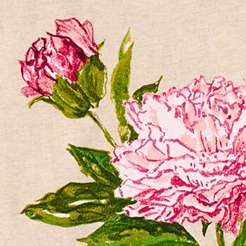 Sequin lemons graphic tee SUMMER PEONY HEATHER OA