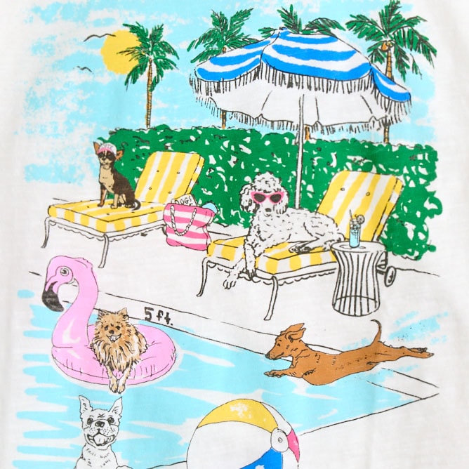 "Team beach" graphic tee undefined