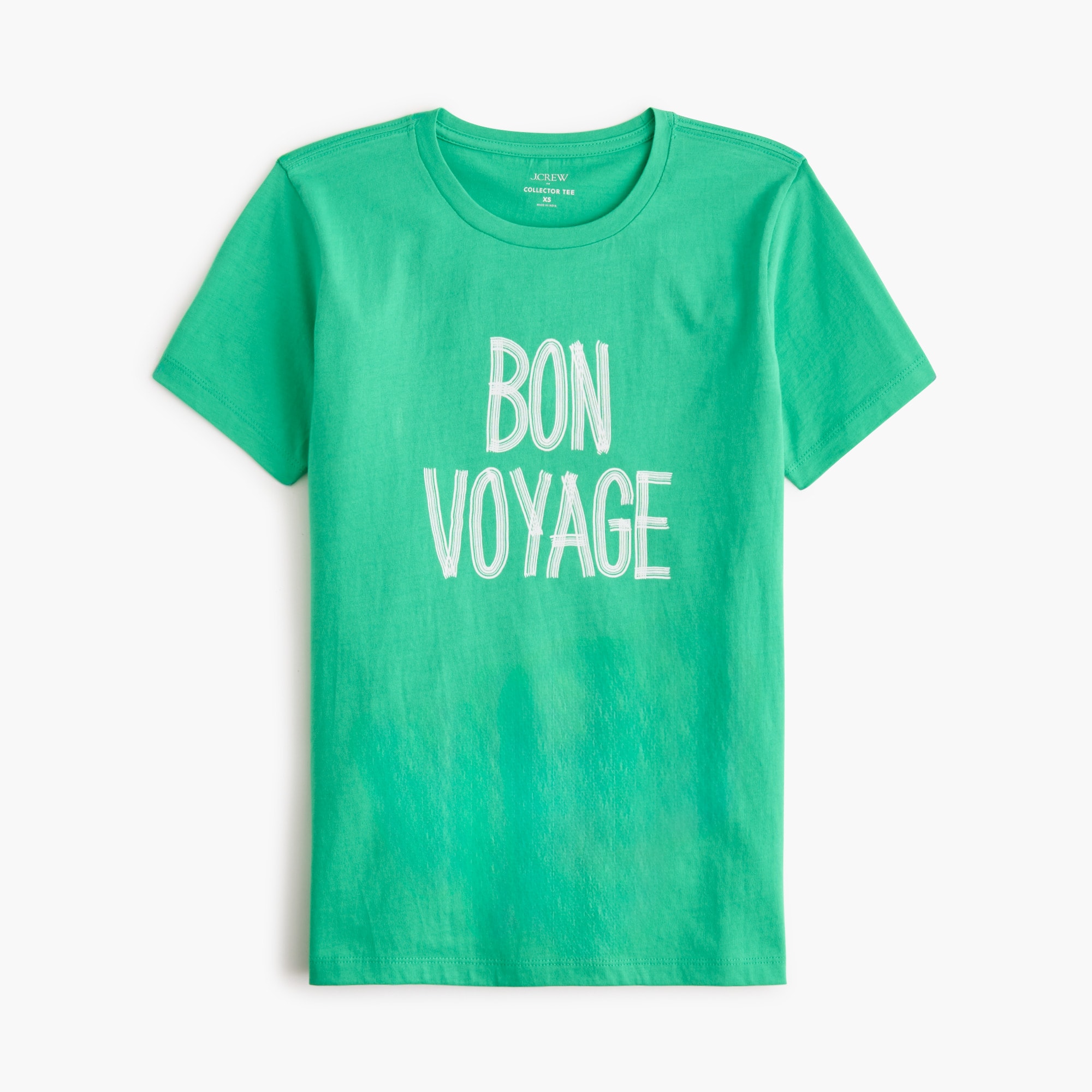 "Bon voyage" graphic tee