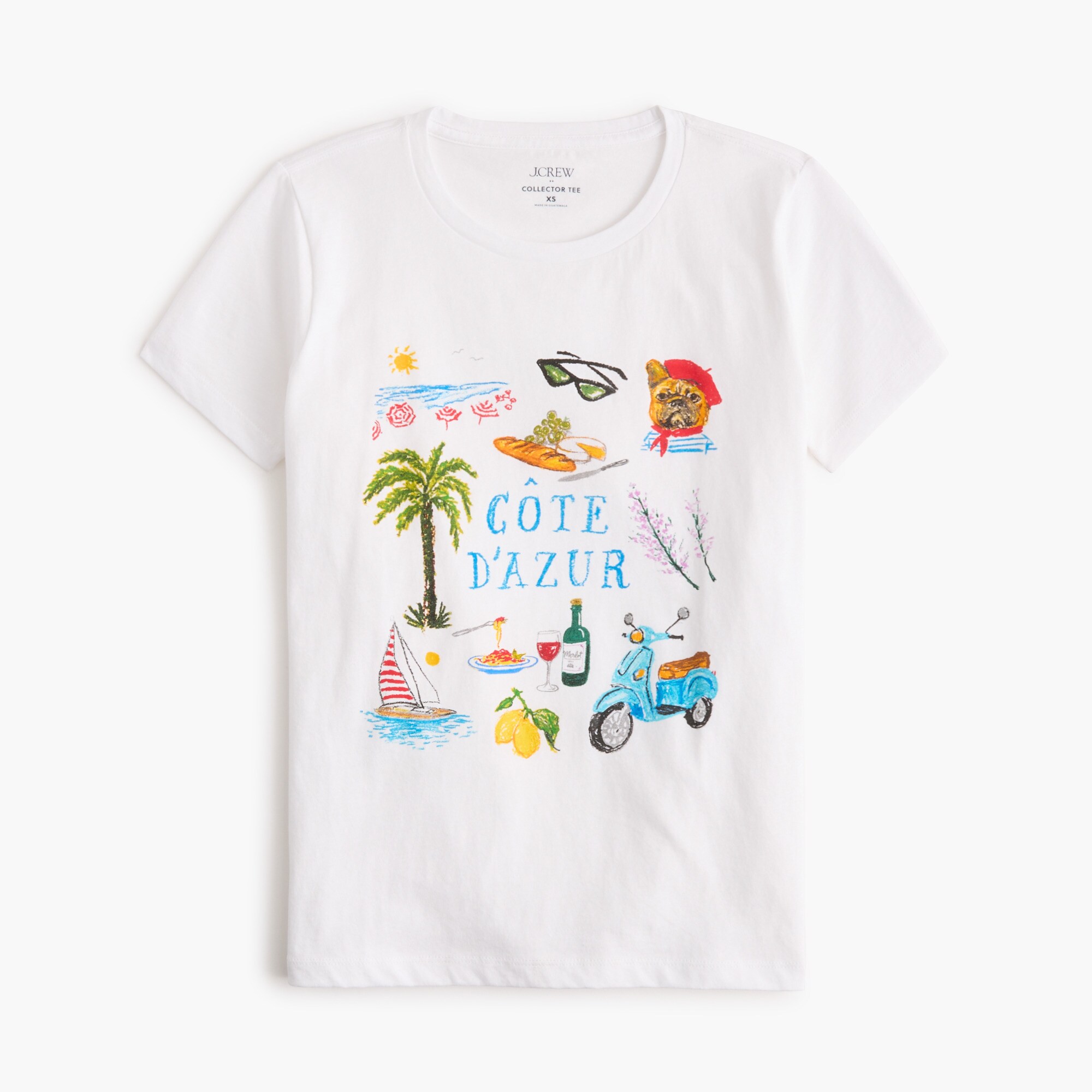 French Riviera graphic tee