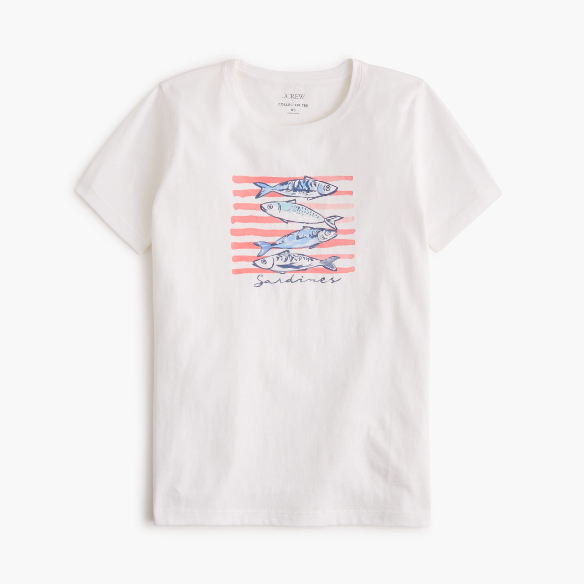 Sardines graphic tee