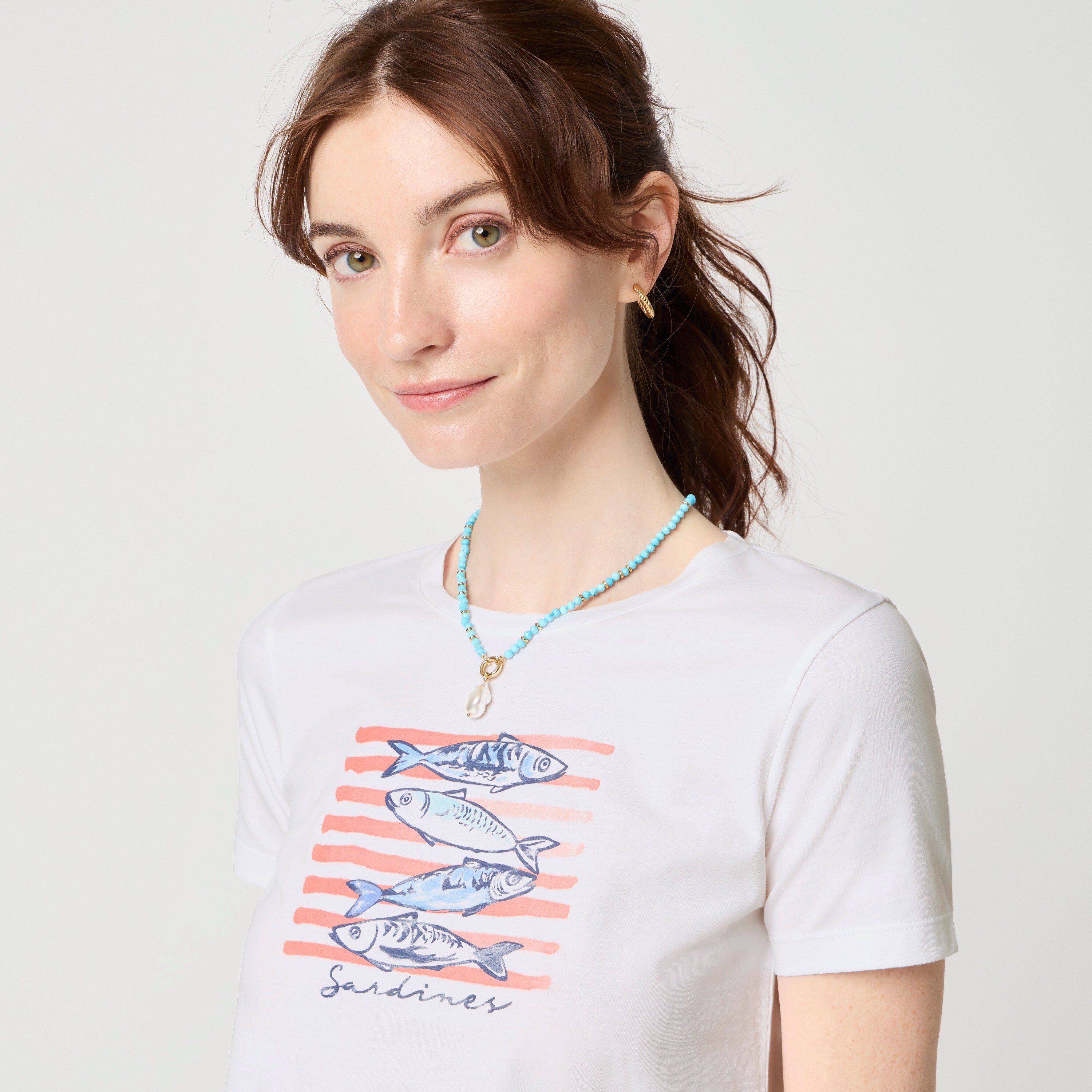 Sardines graphic tee
