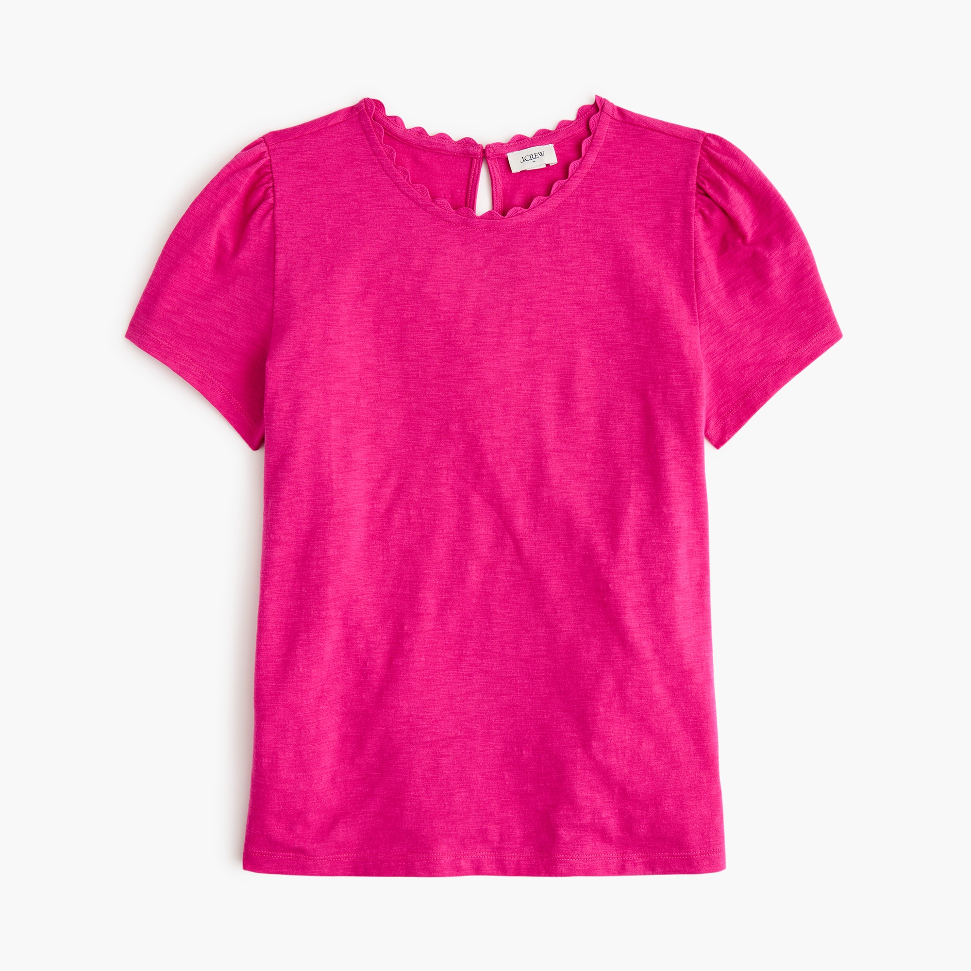 Scallop-trim Tee For Women | Factory
