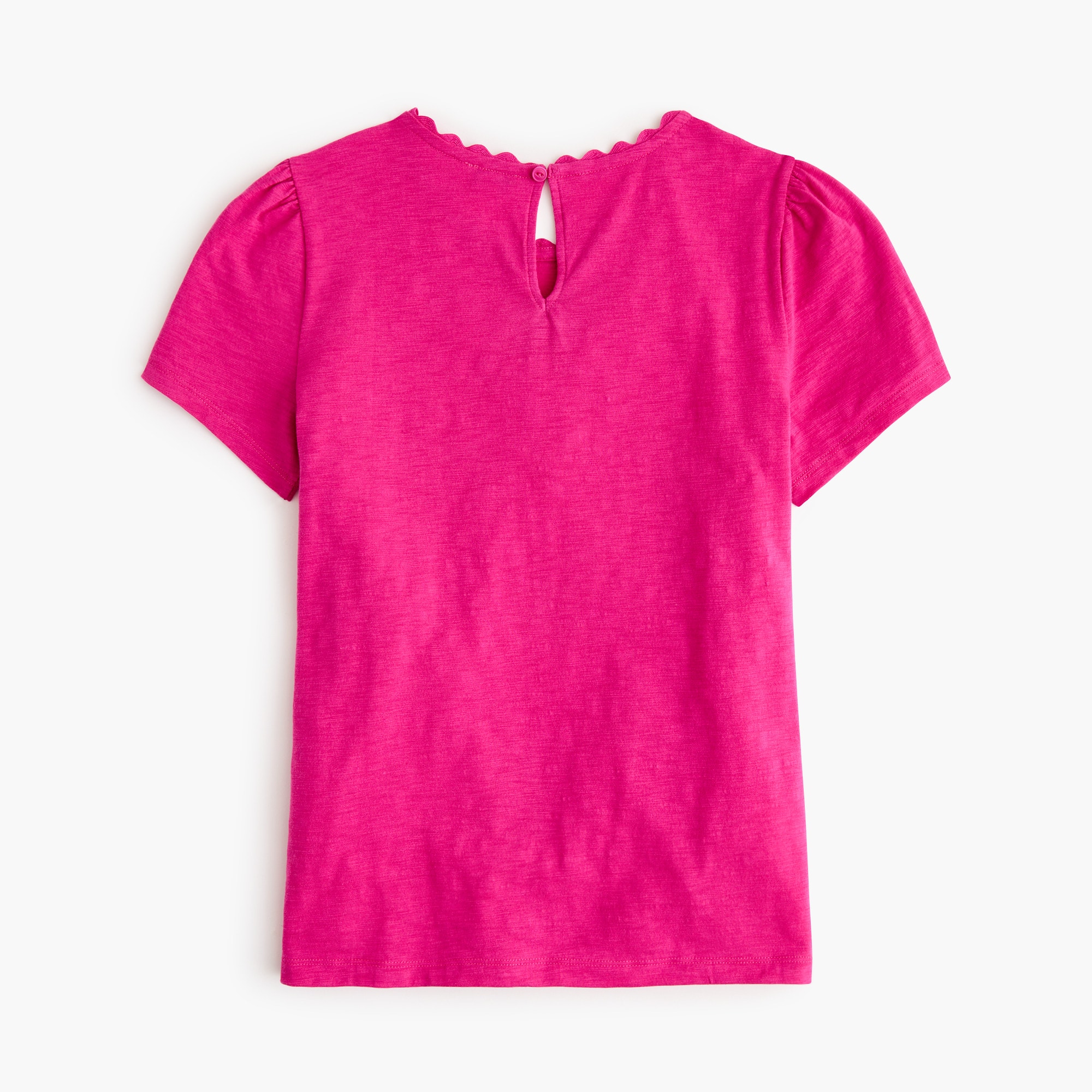 Scallop-trim Tee For Women | Factory
