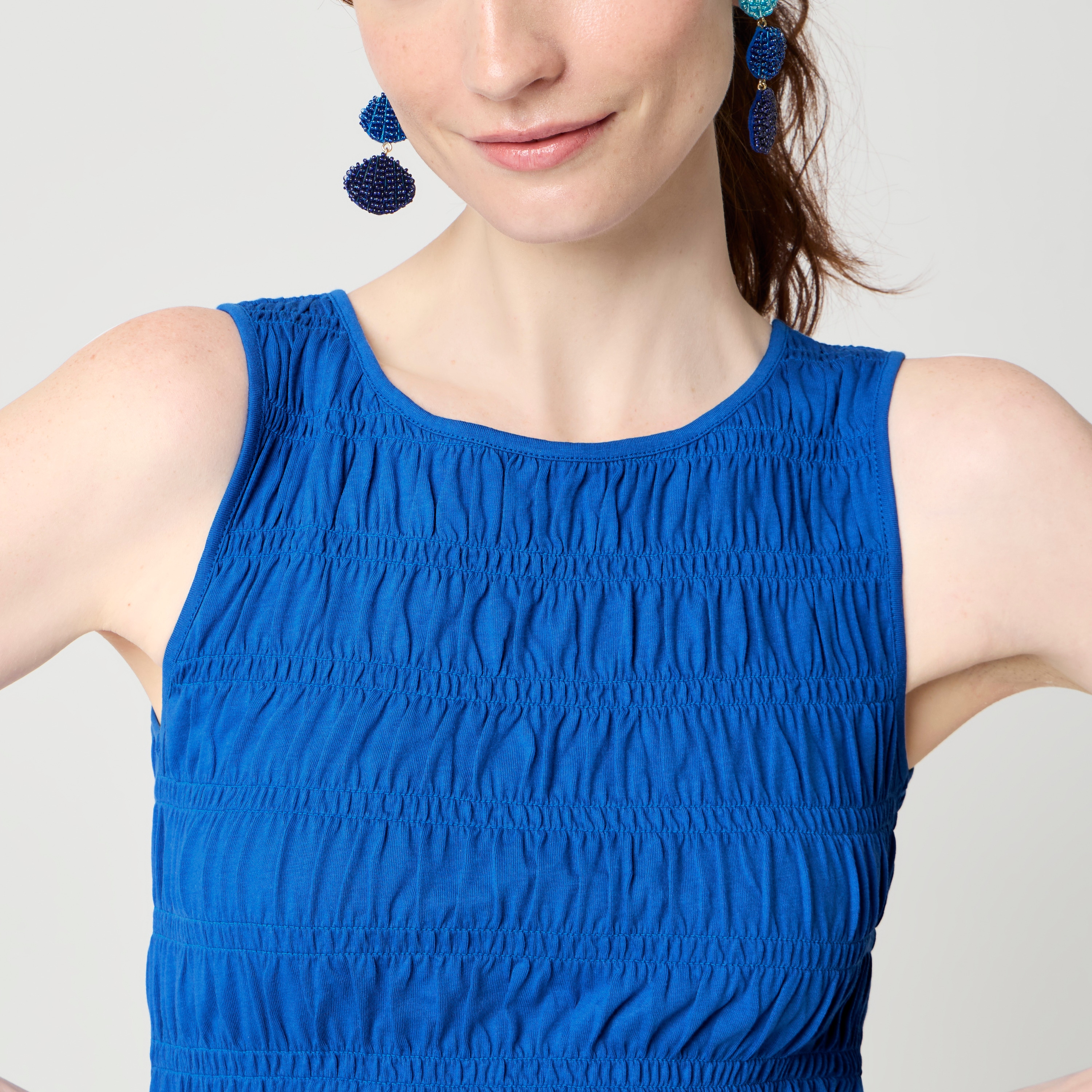 Smocked tank top