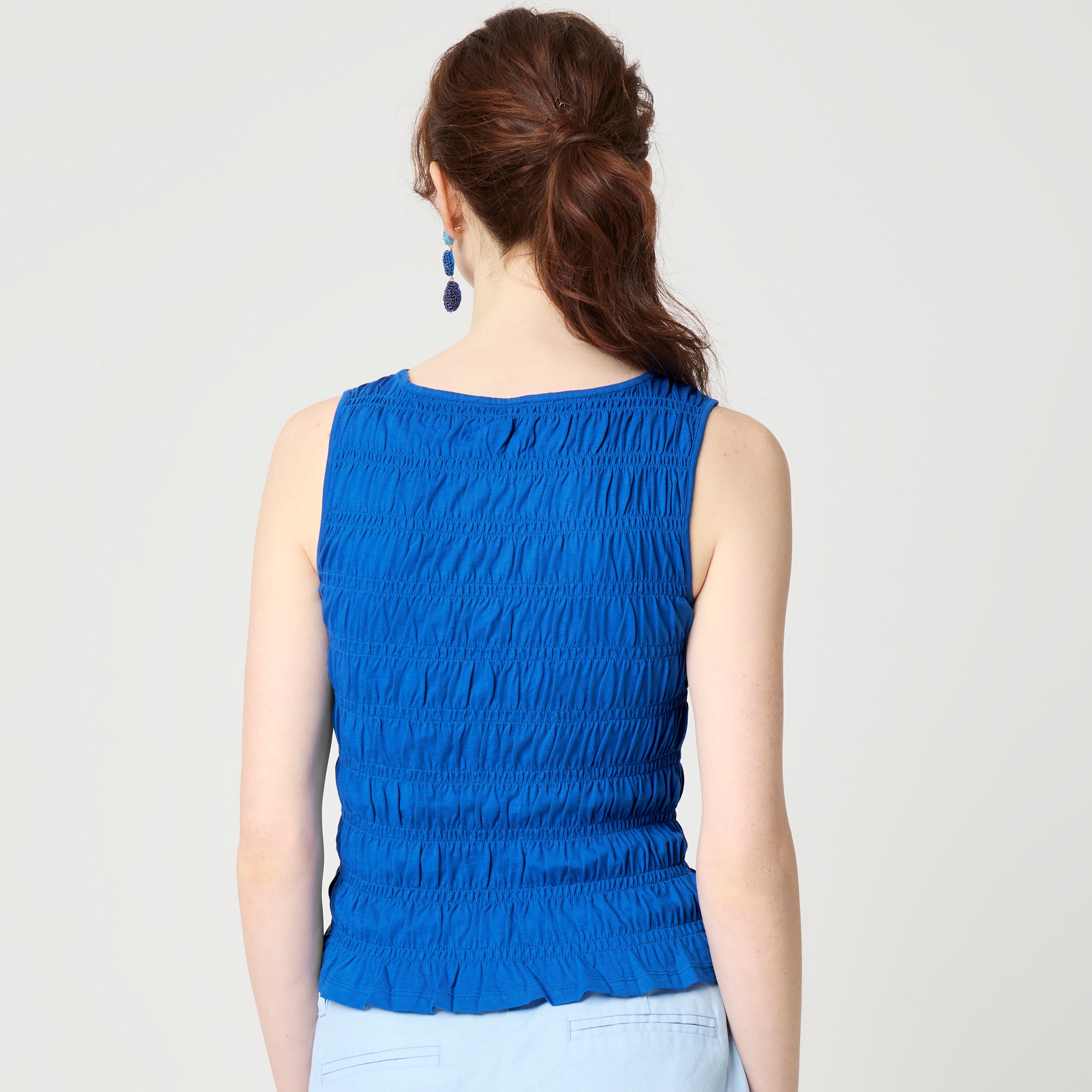 Smocked tank top