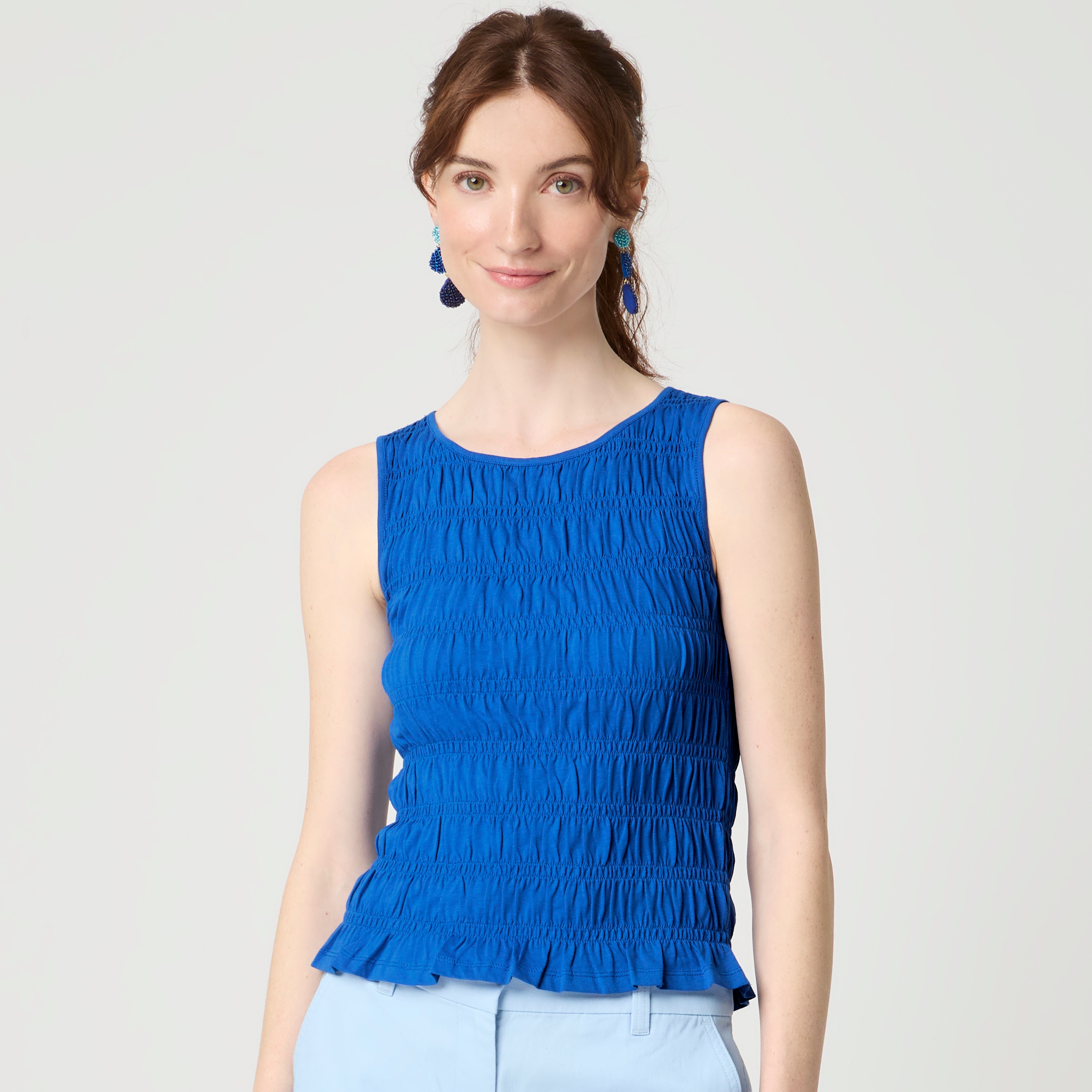 Smocked tank top