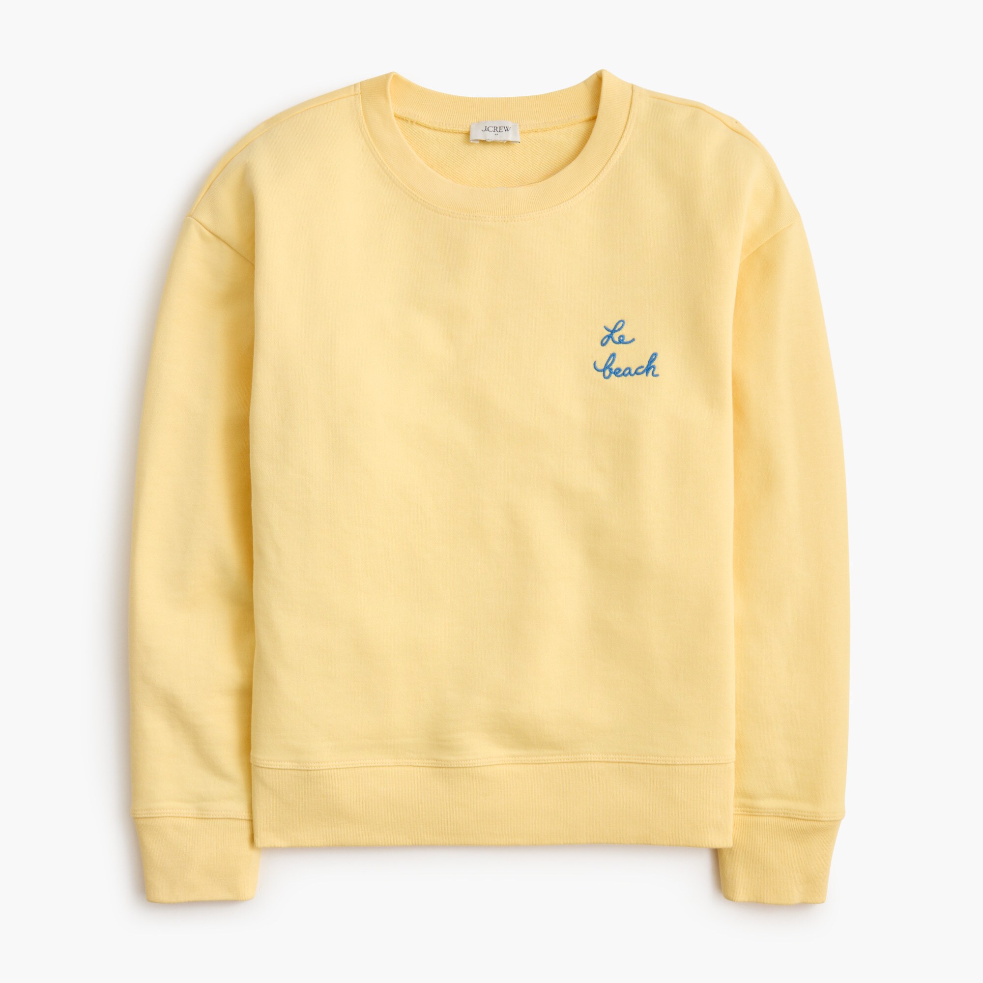 "Le beach" graphic sweatshirt