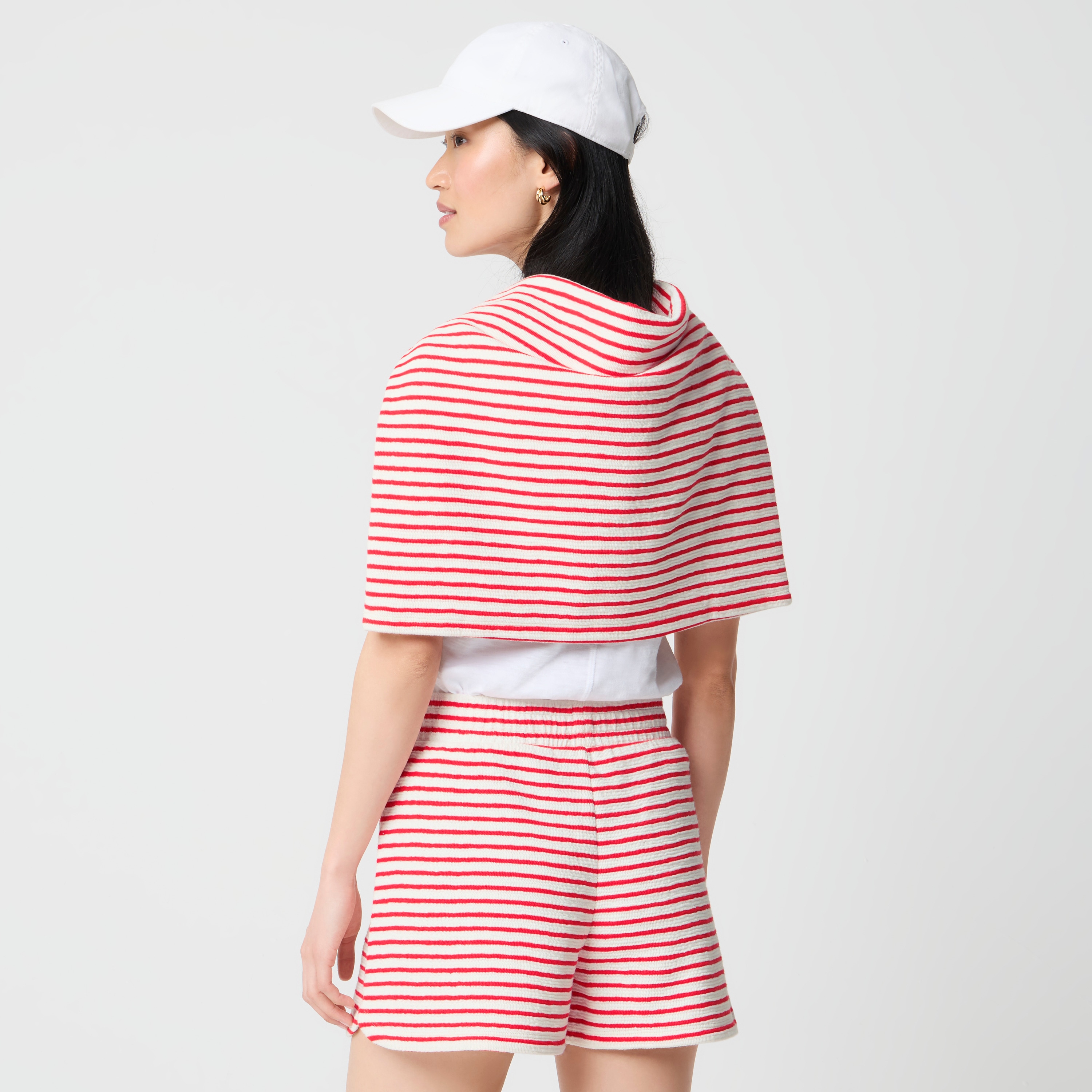 Jacquard striped short