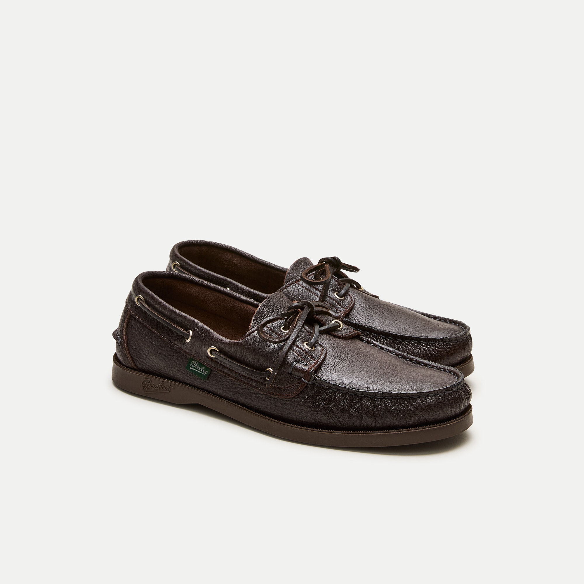 Paraboot Barth leather boat shoes