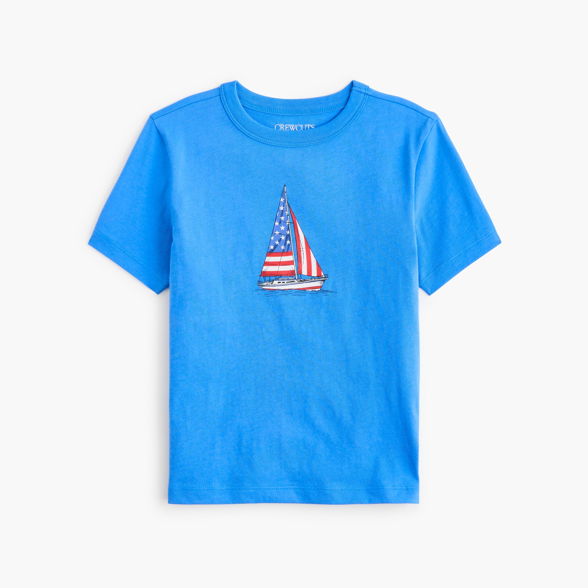 boys' flag sailboat graphic tee for boys