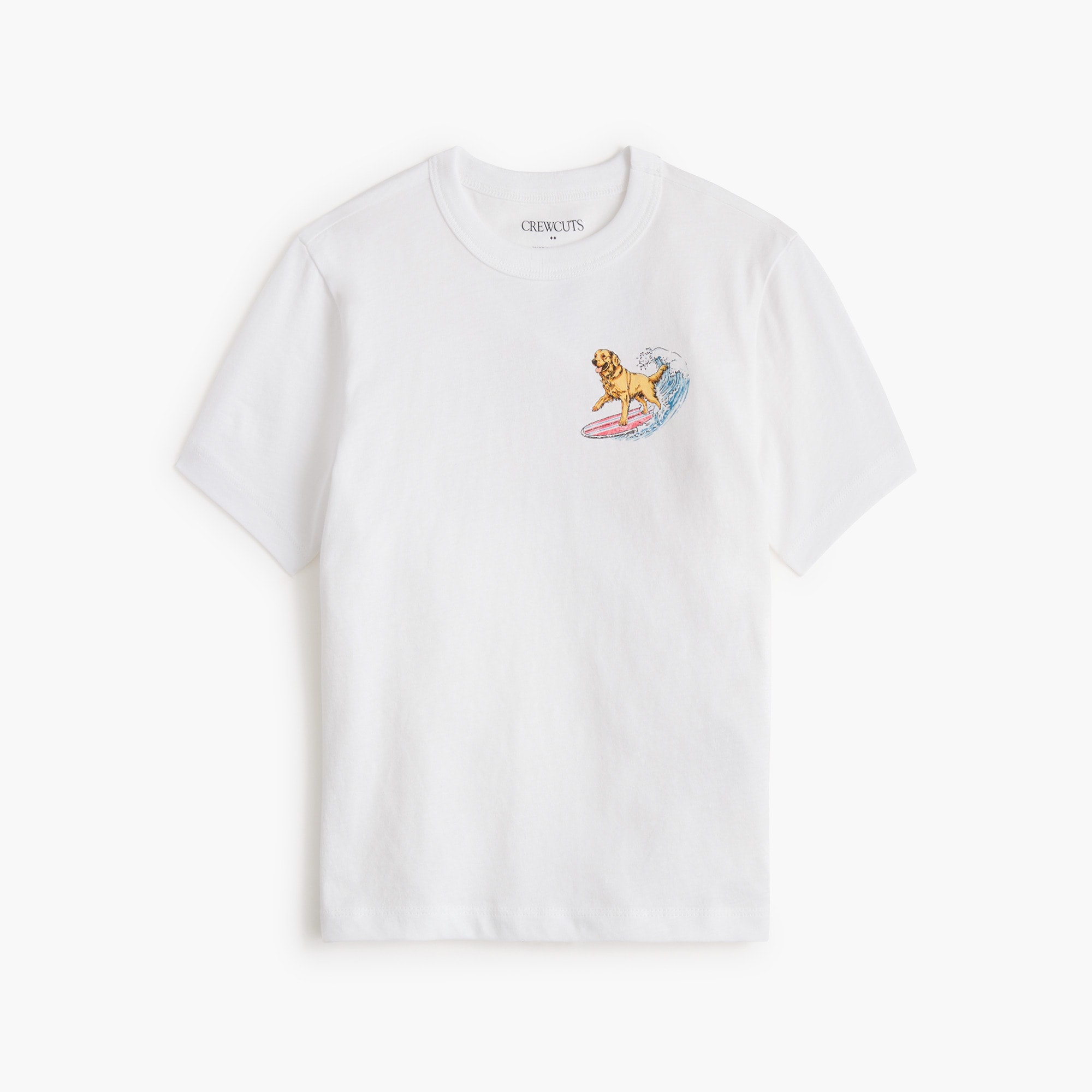 Boys' dogs surfing graphic tee