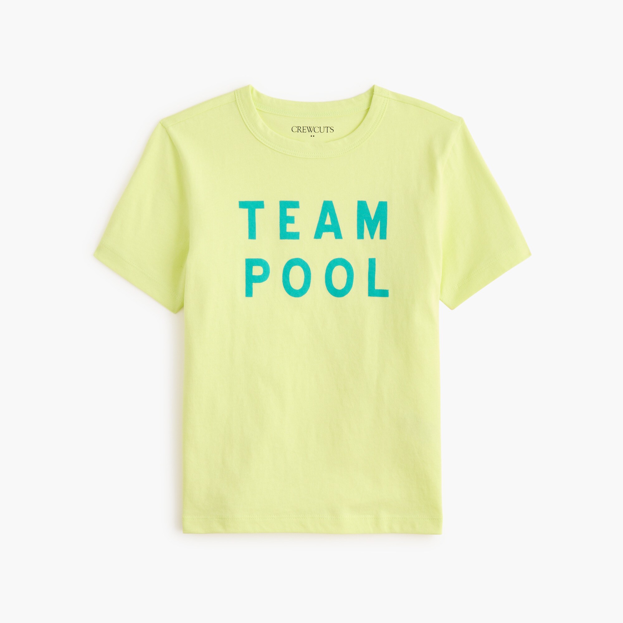 Kids' "team pool" graphic tee