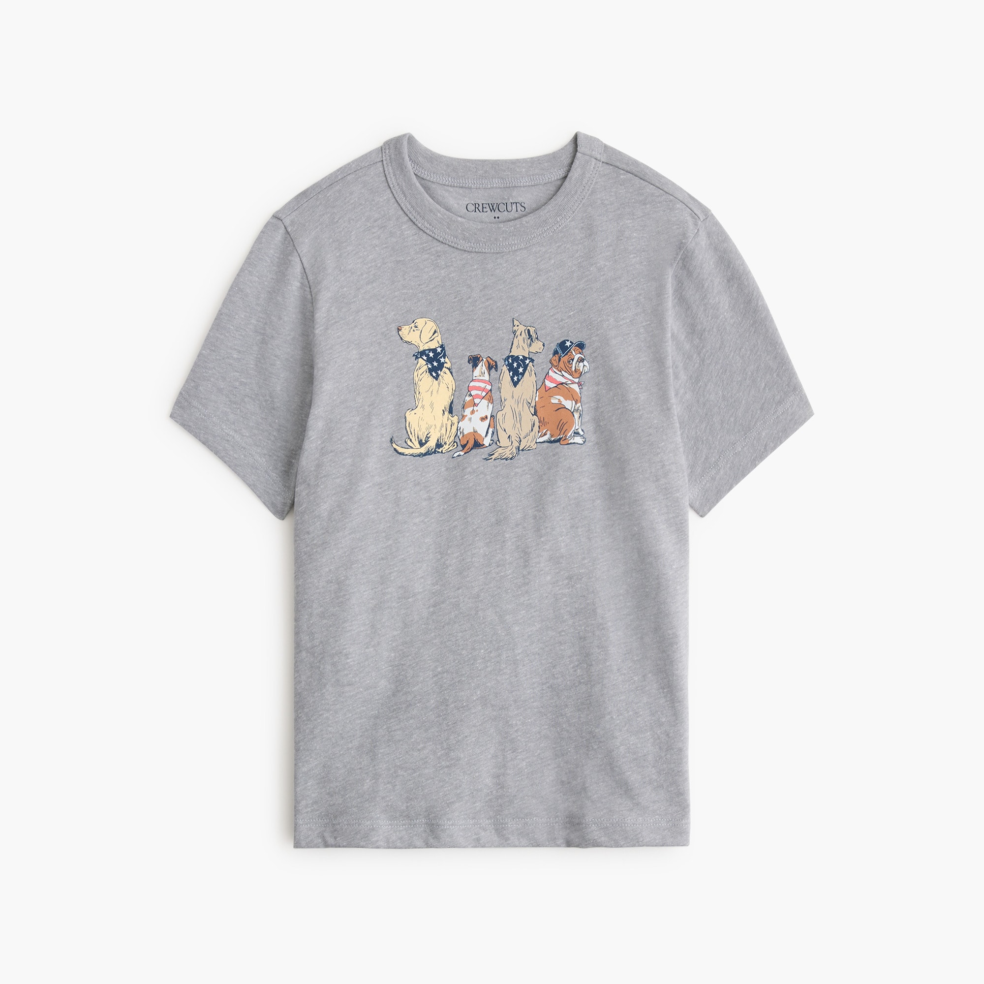 boys' patriotic puppies graphic tee for boys