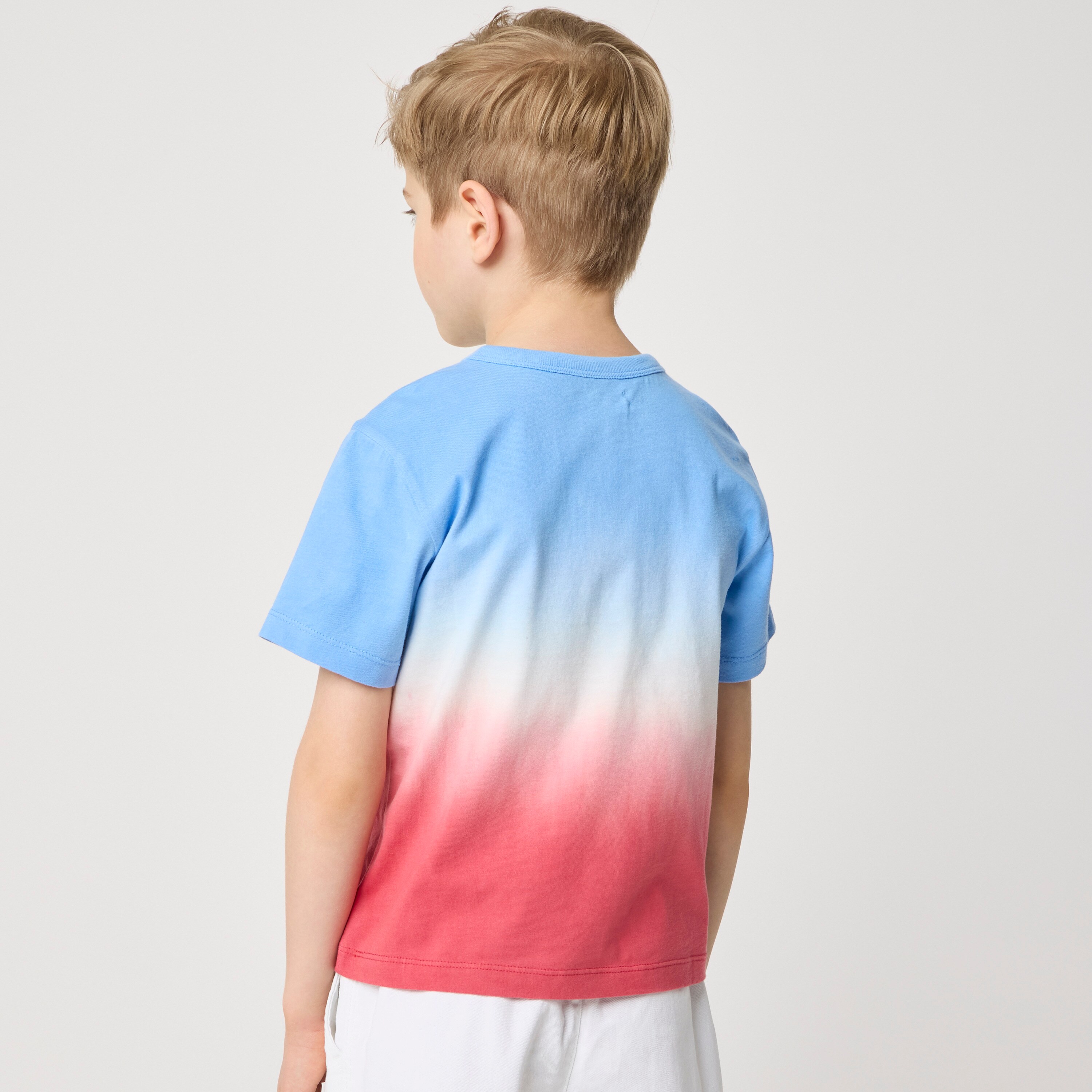 Boys' tie-dyed tee