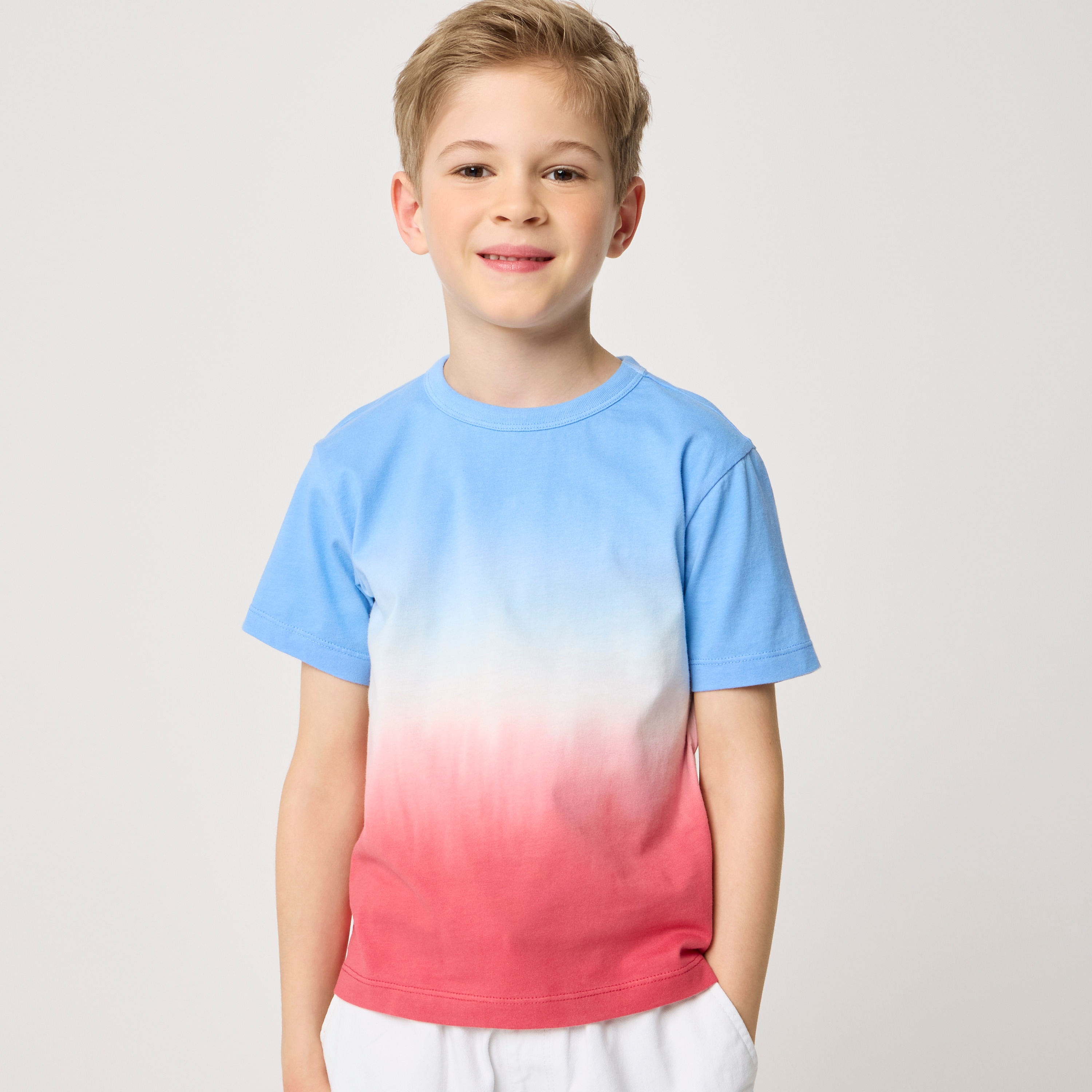 Boys' tie-dyed tee