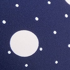 Printed sweetheart bikini top ANTIQUE NAVY WHITE
