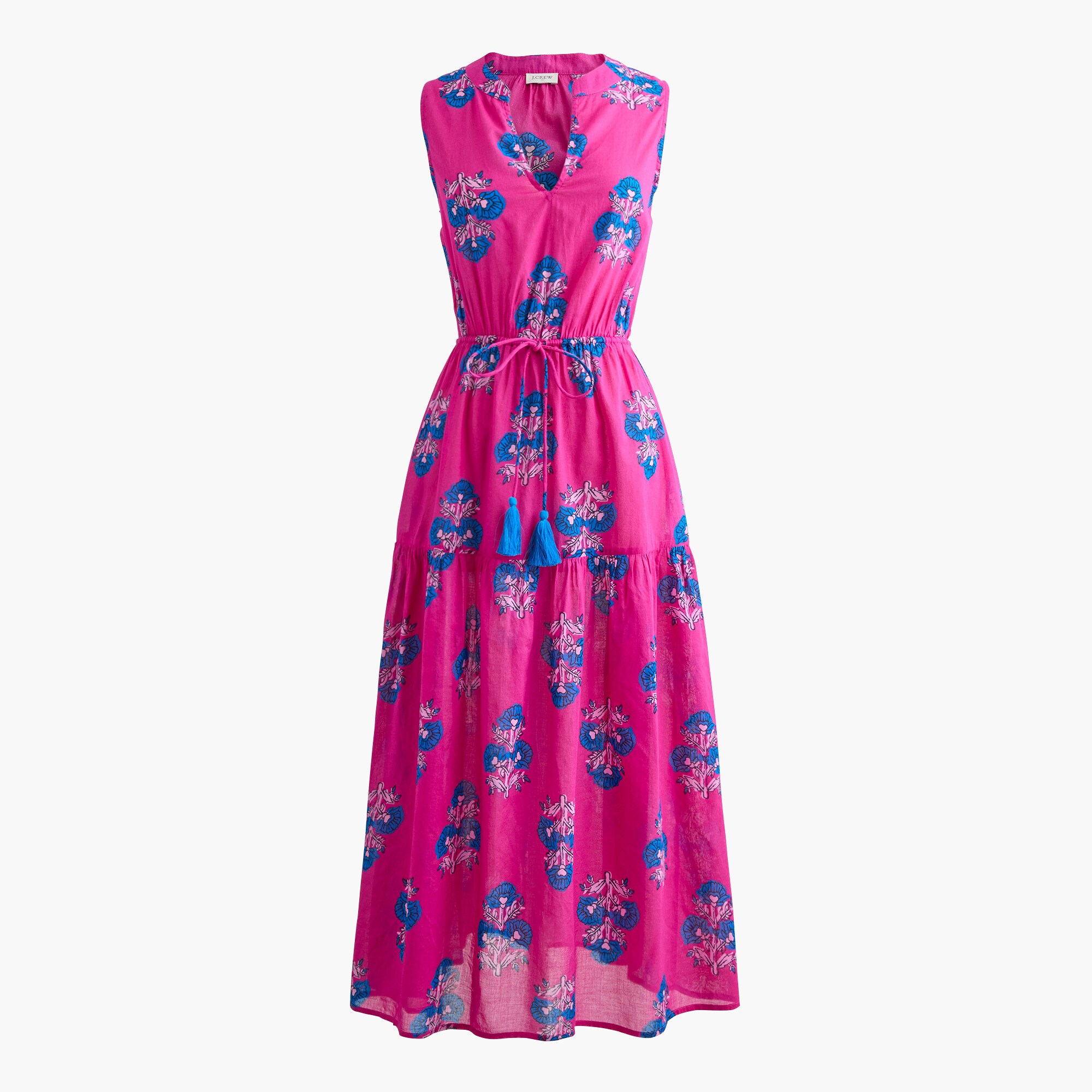 Embroidered Midi Slip Dress For Women | Factory