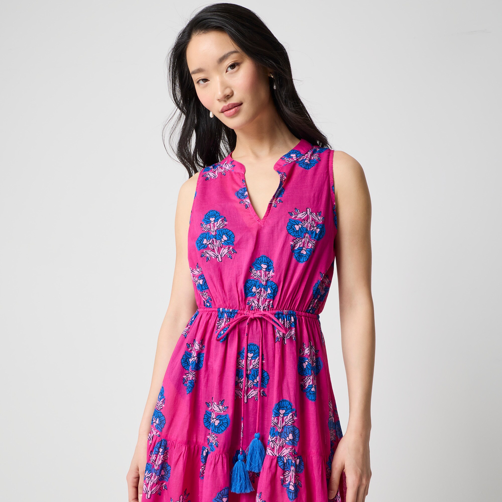 Cotton voile cover-up