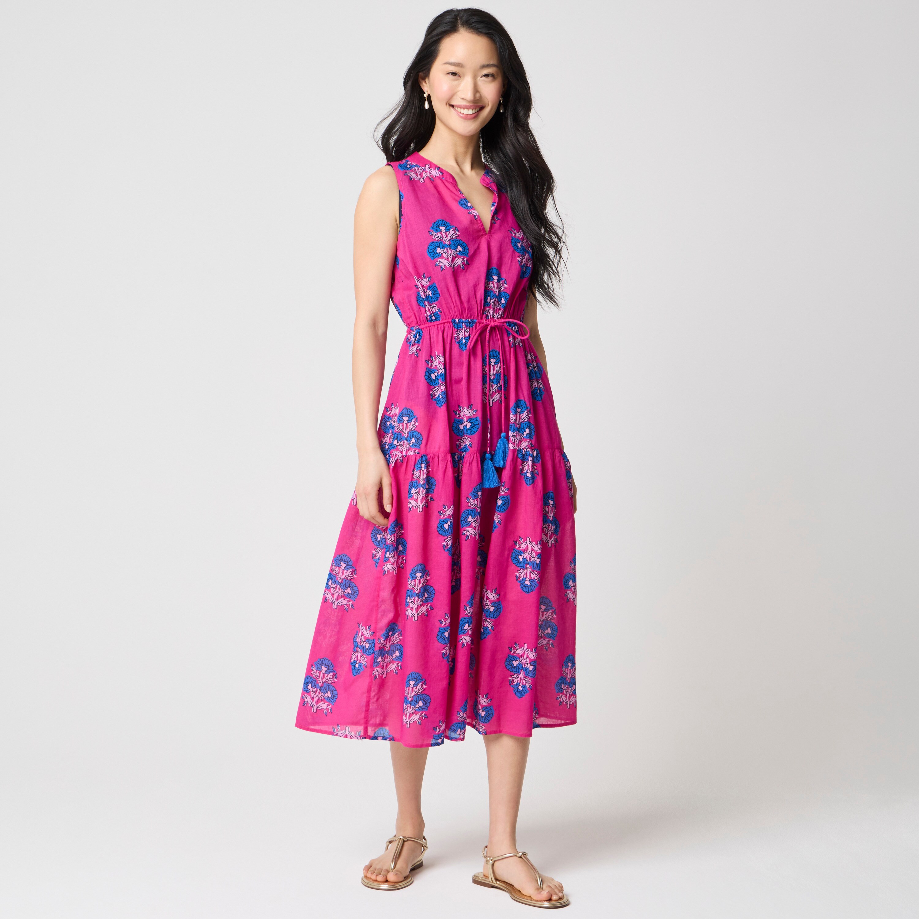 Cotton voile cover-up