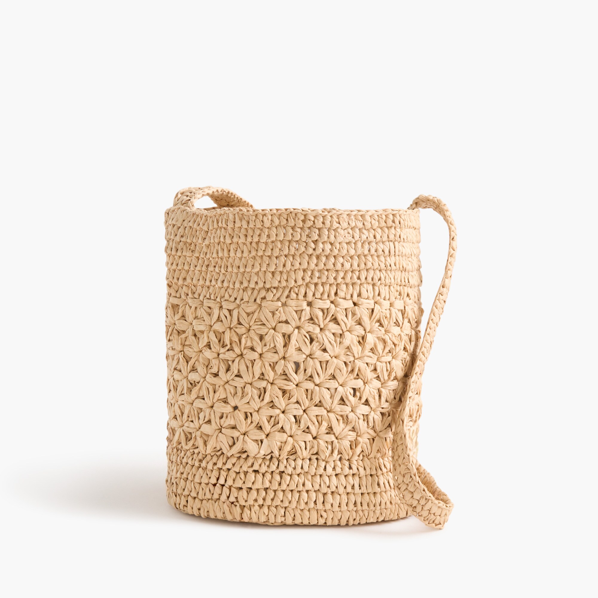 TODAYFUL Straw×Lether Bucket Bag　かごバッグ今期 Floral Woven Bucket Bag For Women | Factory