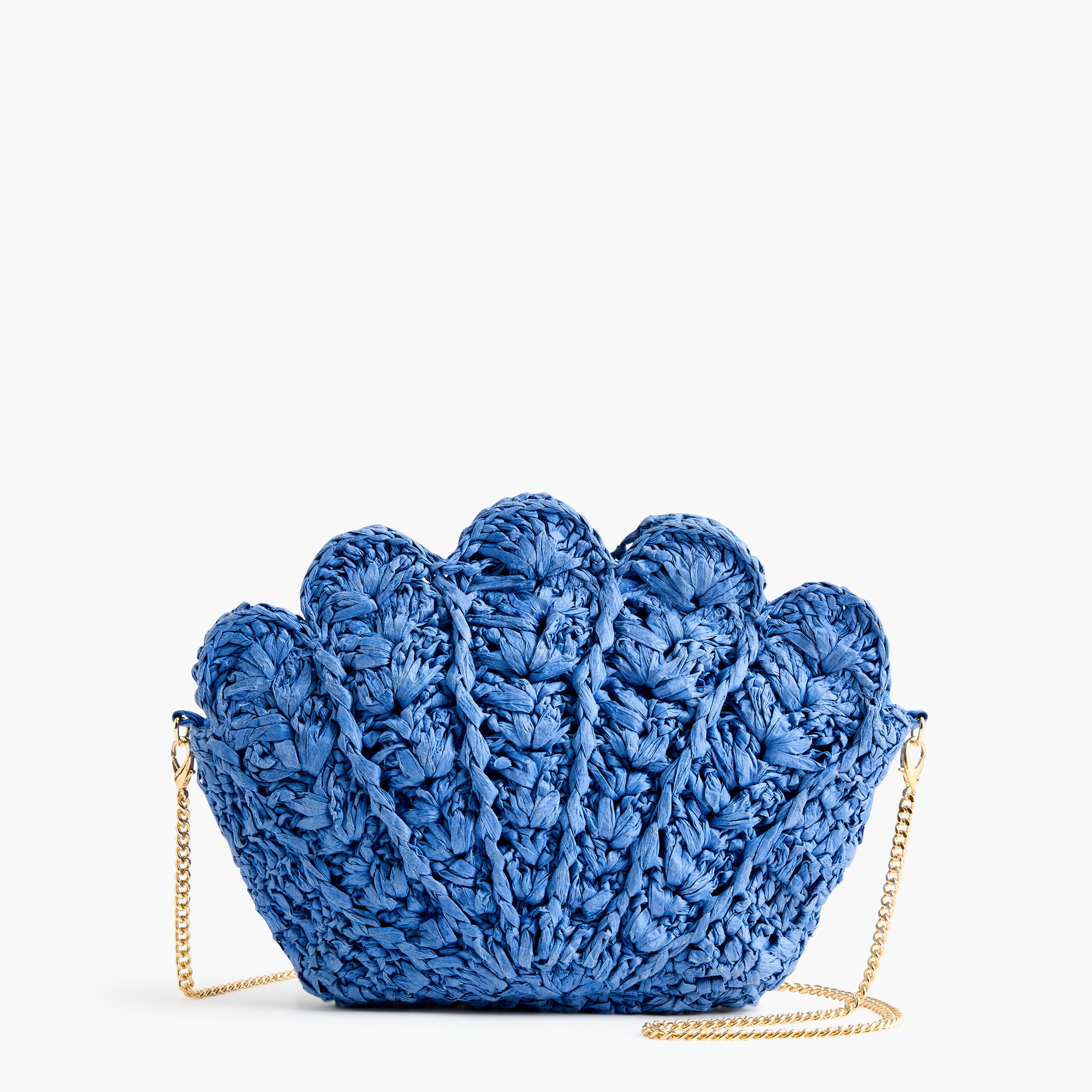 Woven shell clutch
