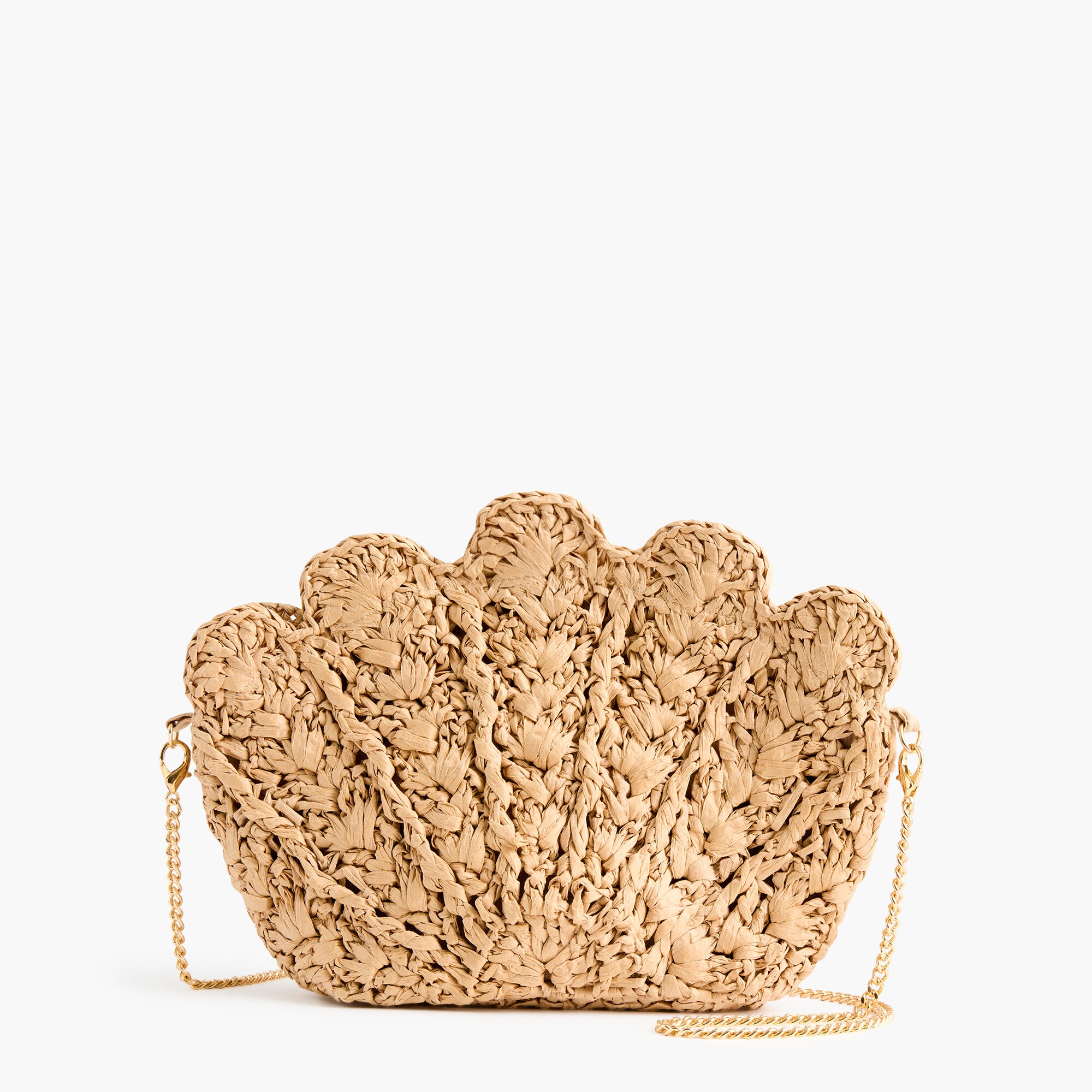Woven shell clutch