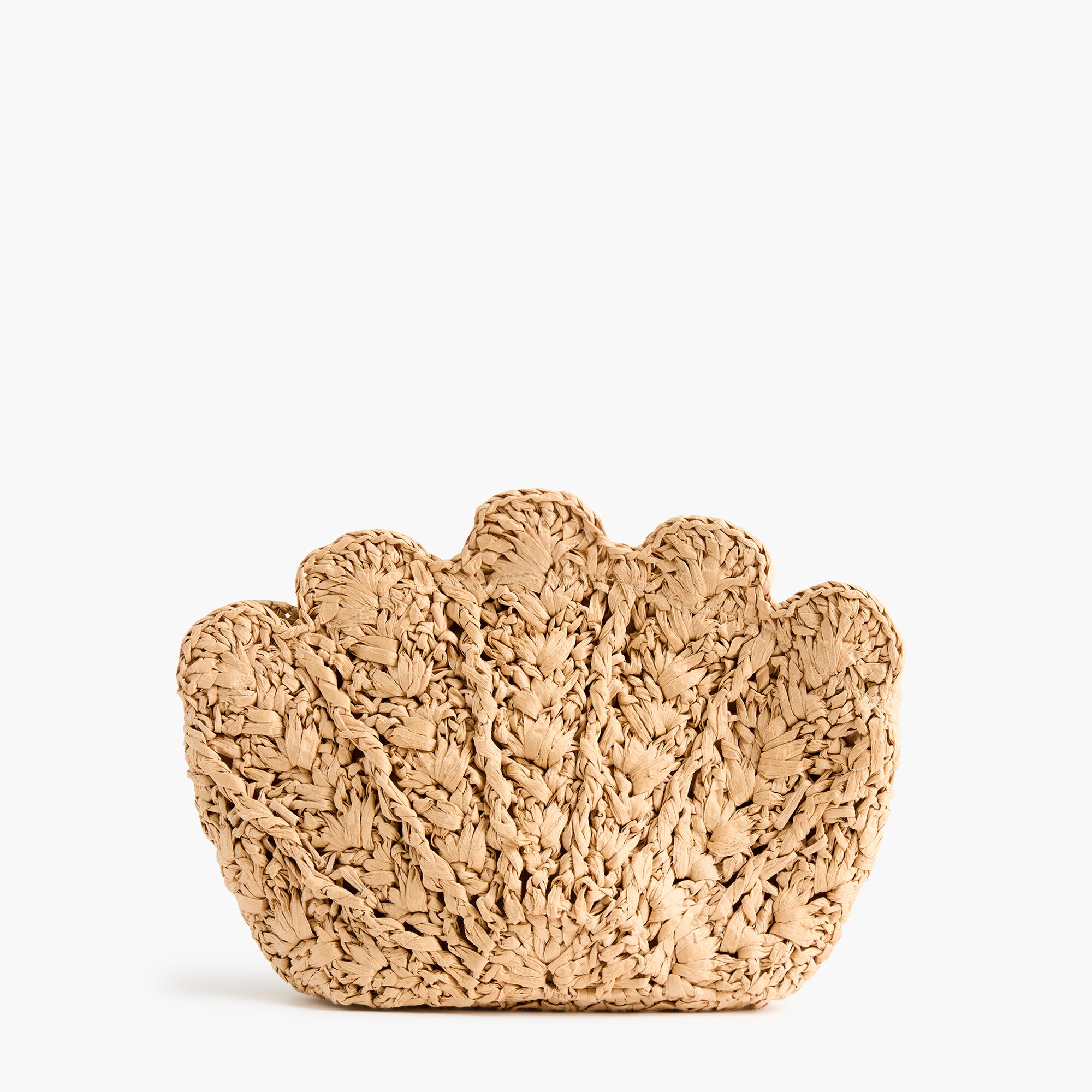 Woven shell clutch