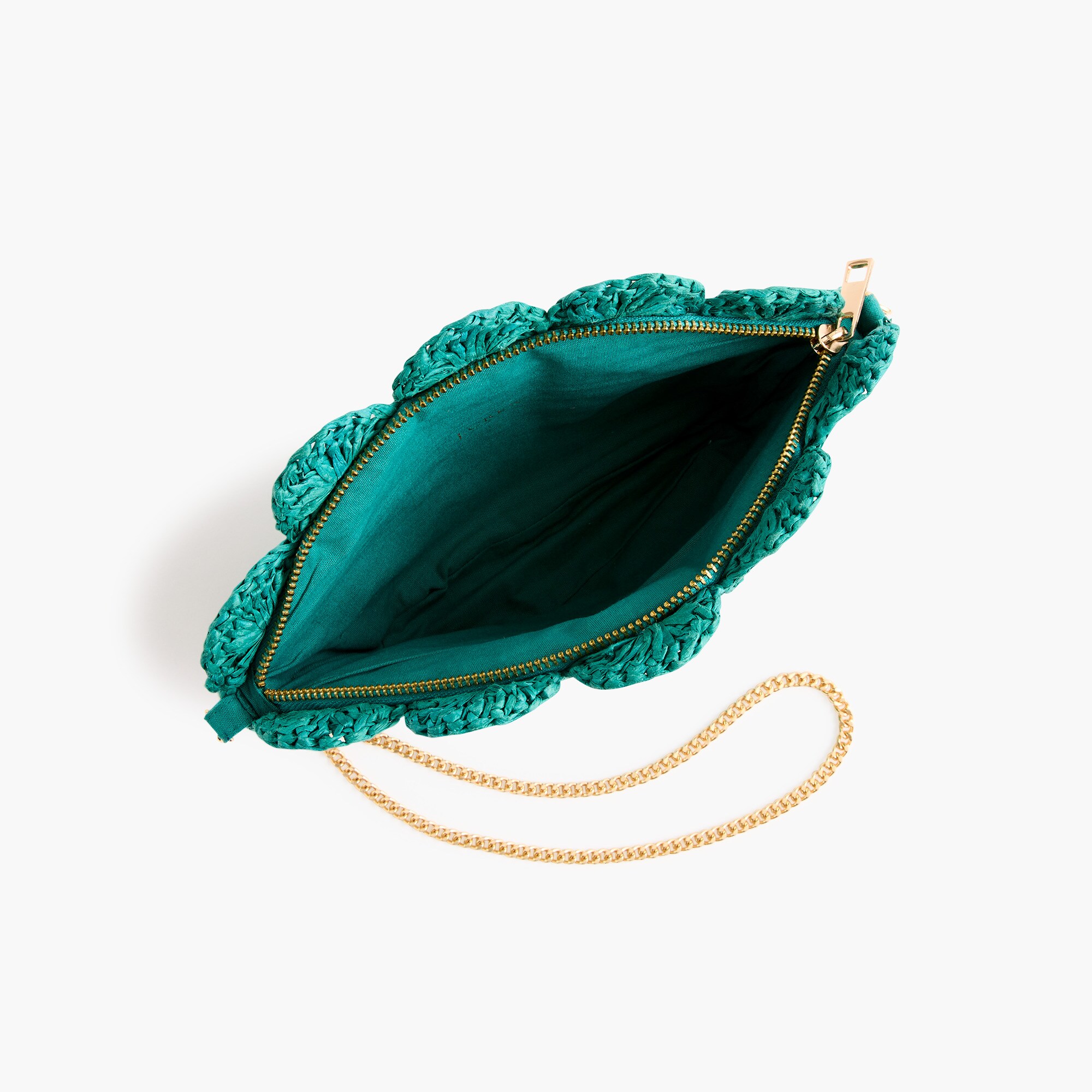 Woven shell clutch