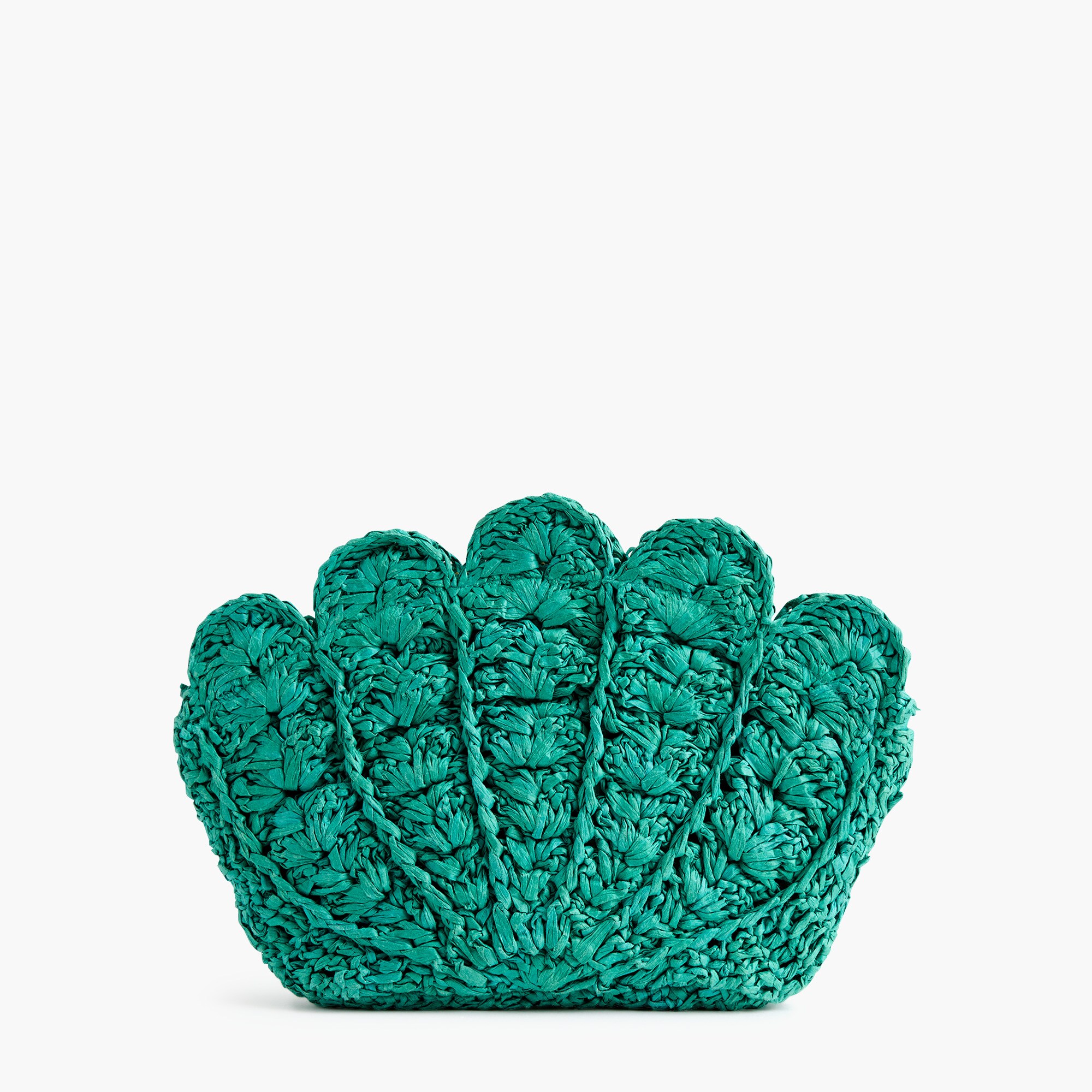 Woven shell clutch