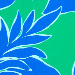 Lemon-print one-piece swimsuit VINTAGE KELLY BLUE