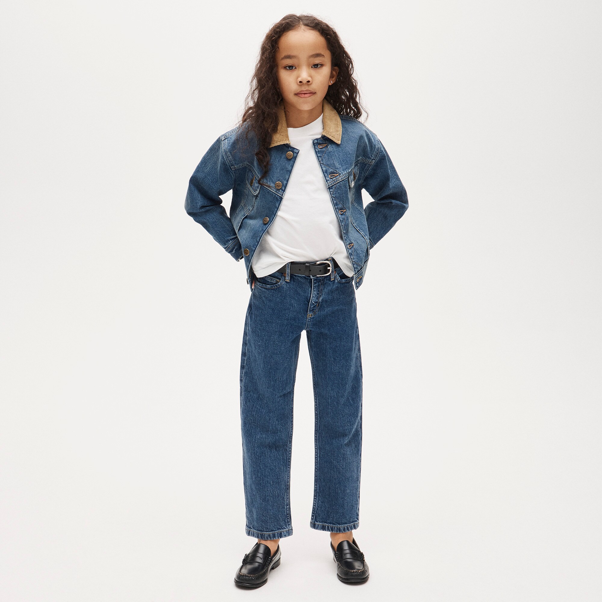 girls Girls' Lee&reg; X J.Crew western straight jean