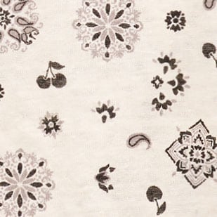 New relaxed linen T-shirt SANTI BANDANA SCARF PLA