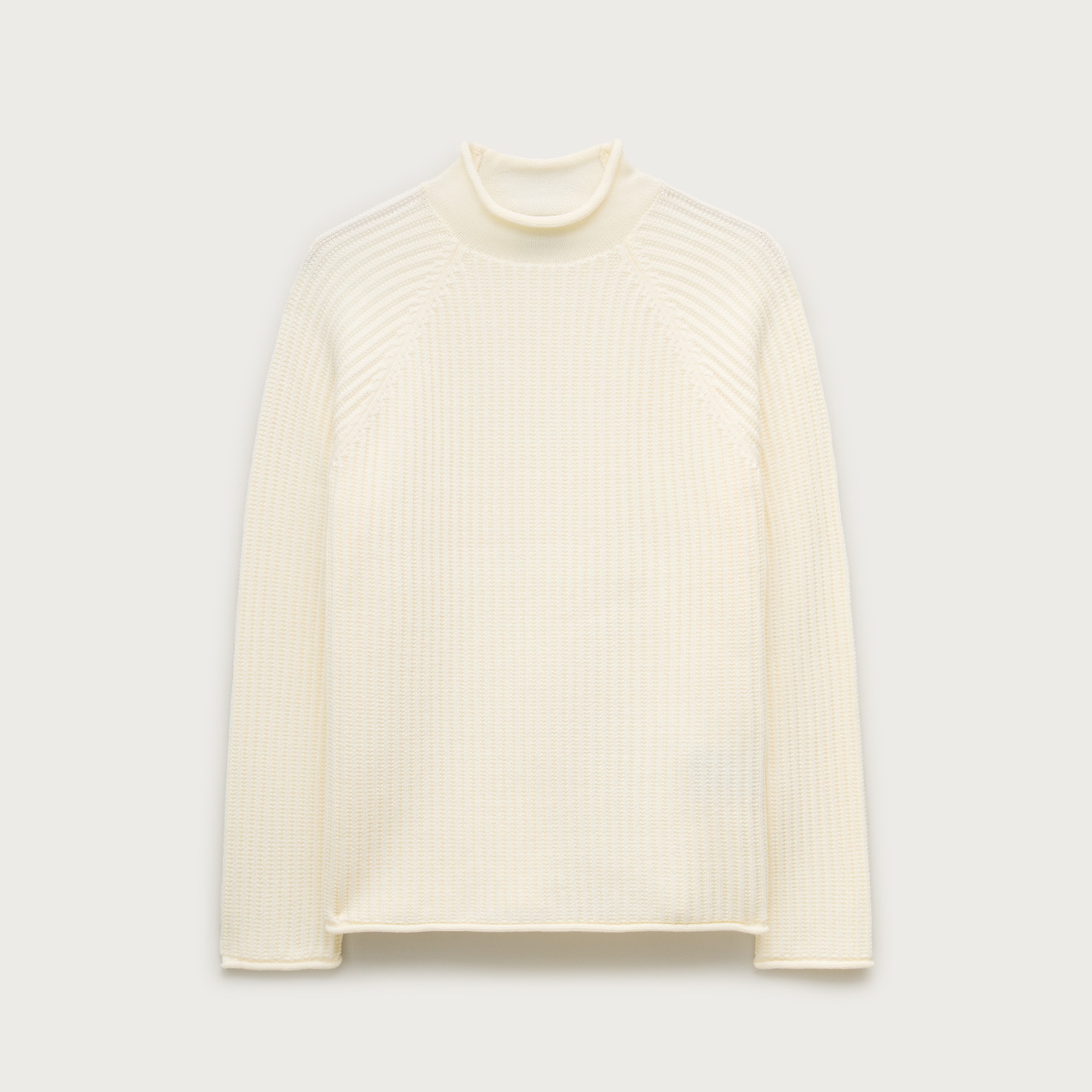 Summer Rollneck™ ribbed sweater