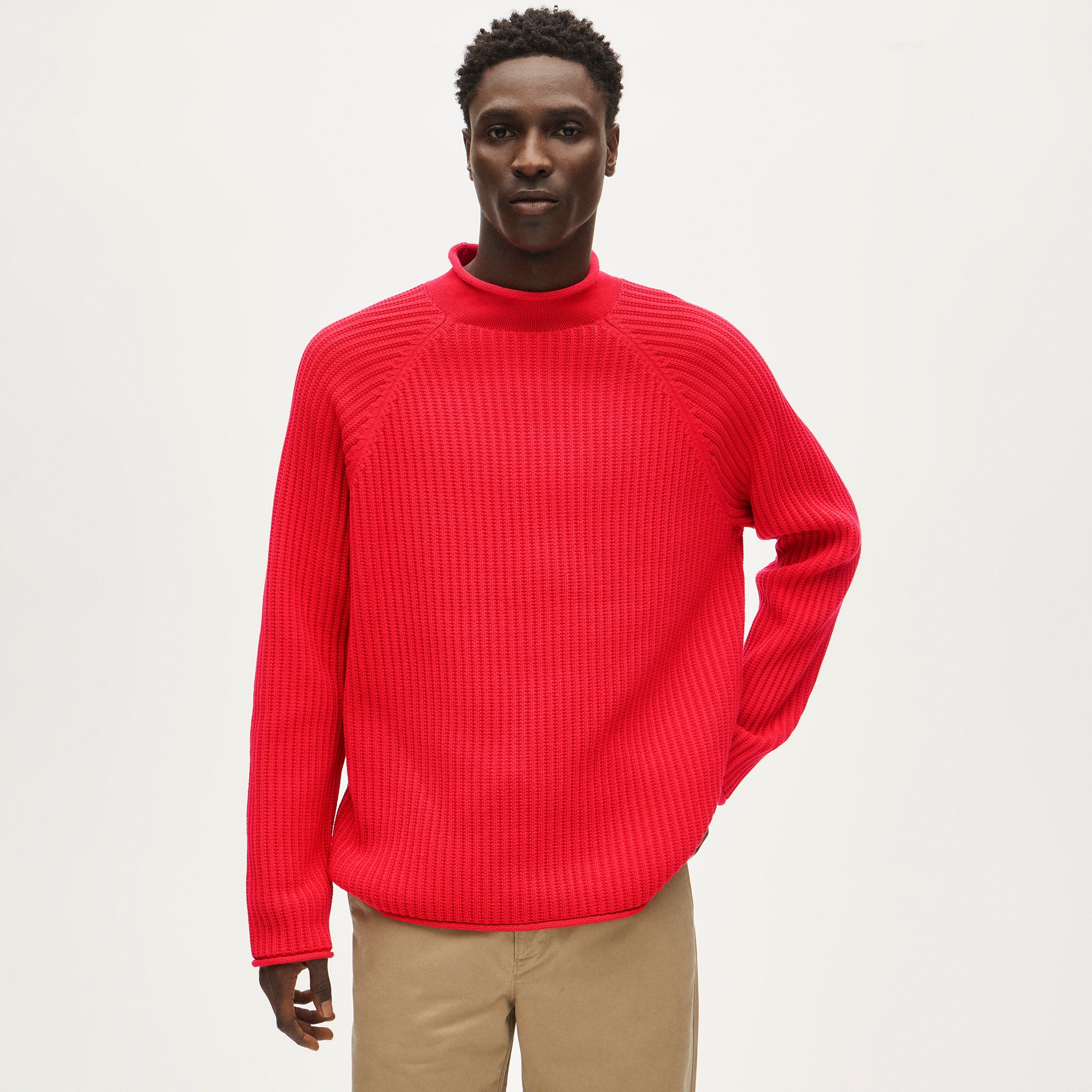 Summer Rollneck™ Ribbed Sweater For Men | J.Crew