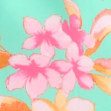 Boys' mesh-lined swim trunk MERMAID GREEN