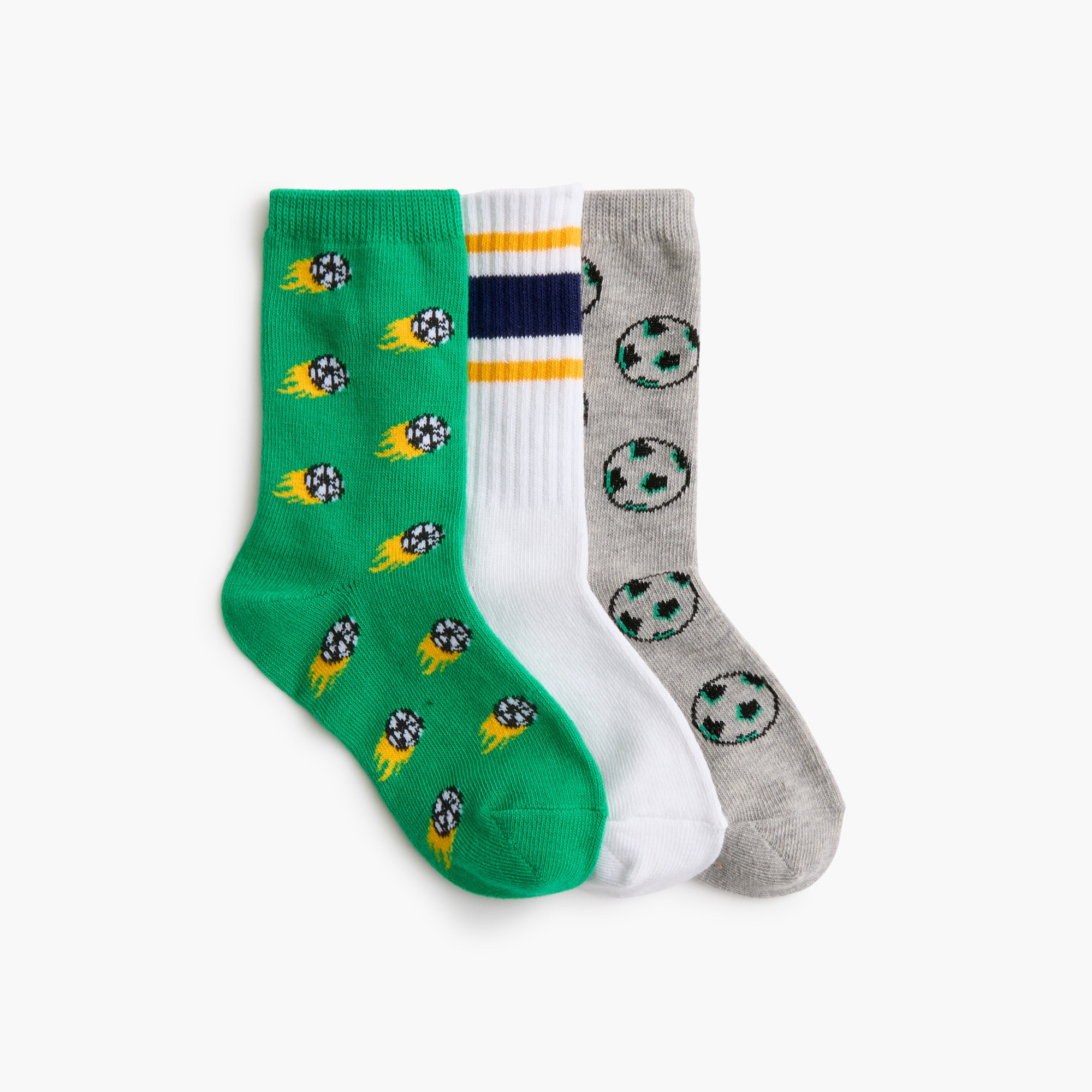 boys soccer socks three-pack for boys
