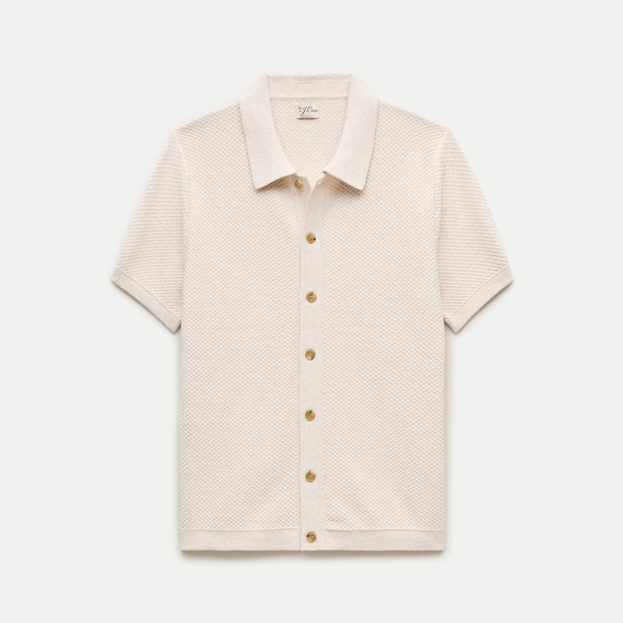 Vintage J.Crew '90s Cotton Cable-knit V-neck Sweater For Men | J.Crew