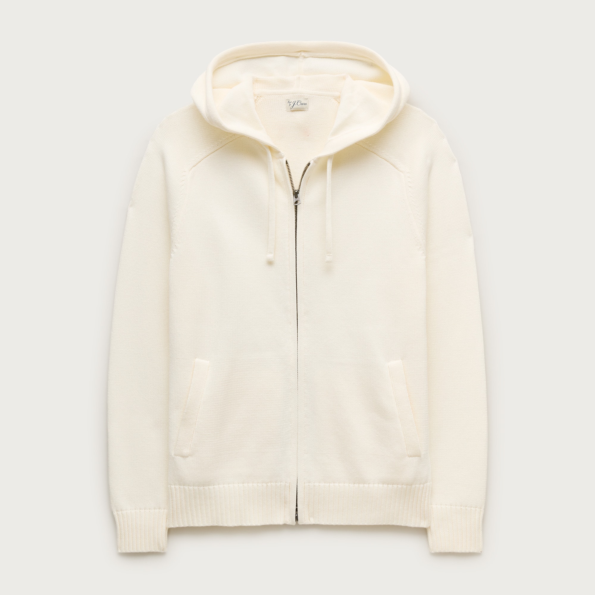 Heritage cotton hooded full-zip sweater from J.Crew - $143