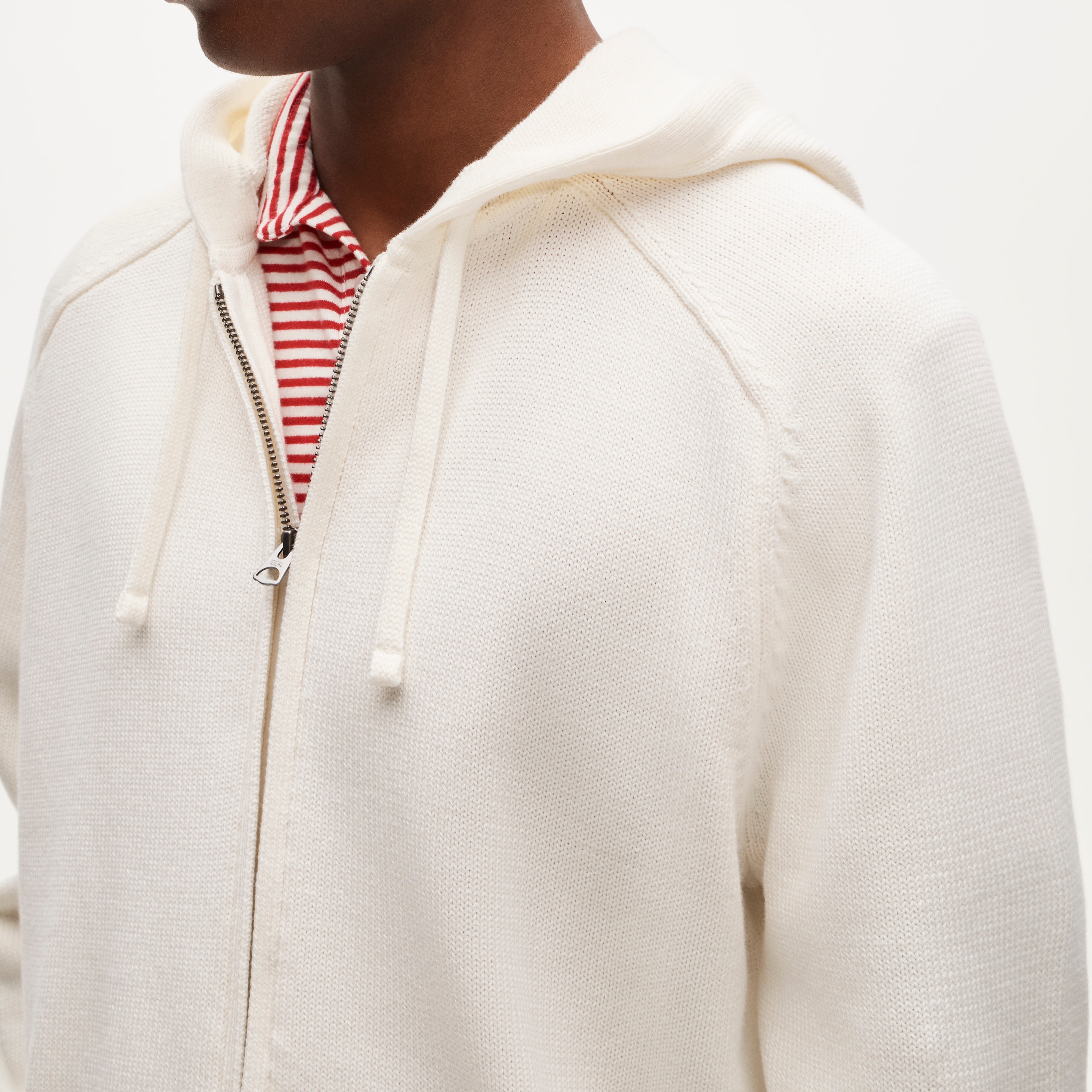 Vintage J.Crew '90s Linen-cotton Blend Cable-knit Rollneck