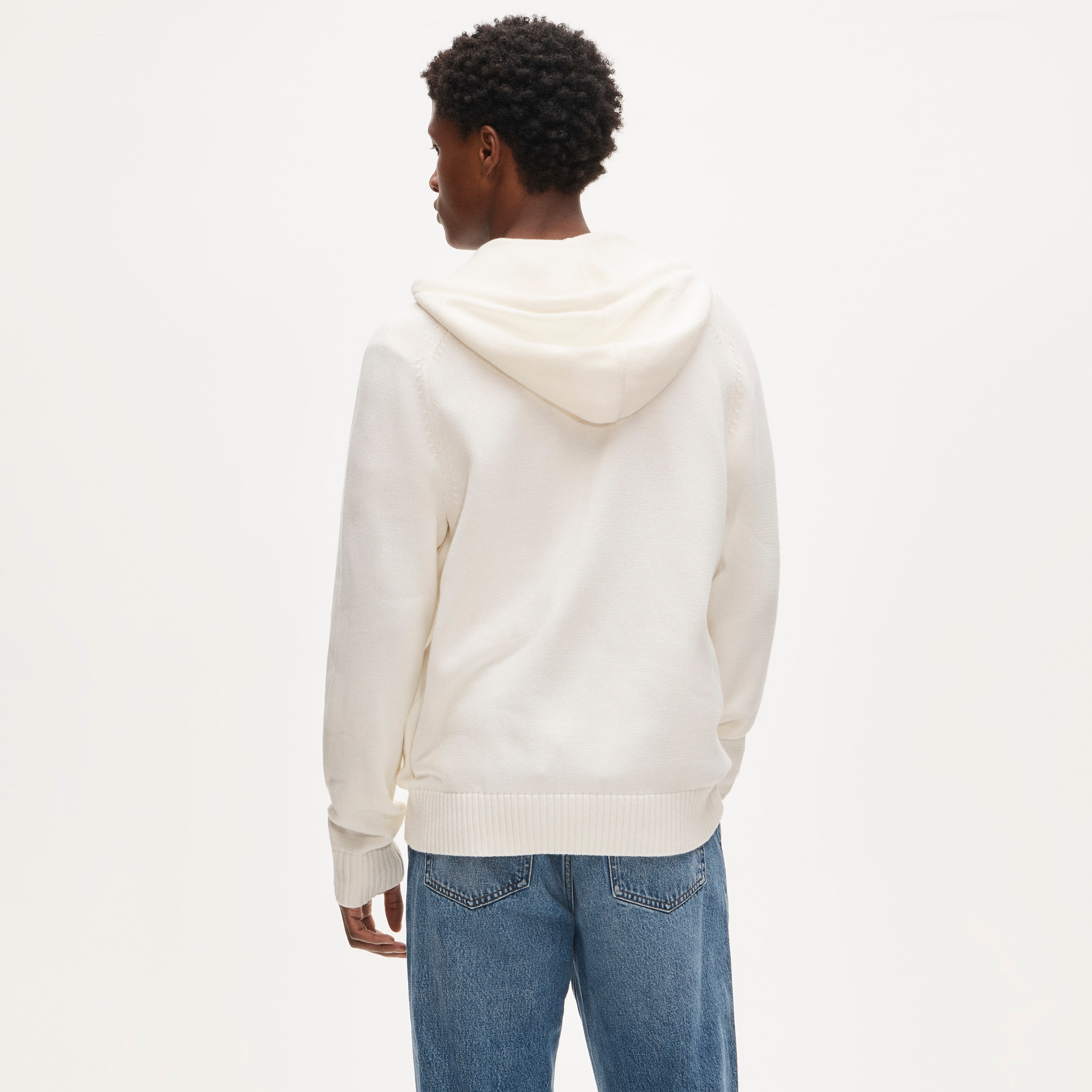 Heritage Cotton Hooded Full-zip Sweater For Men | J.Crew