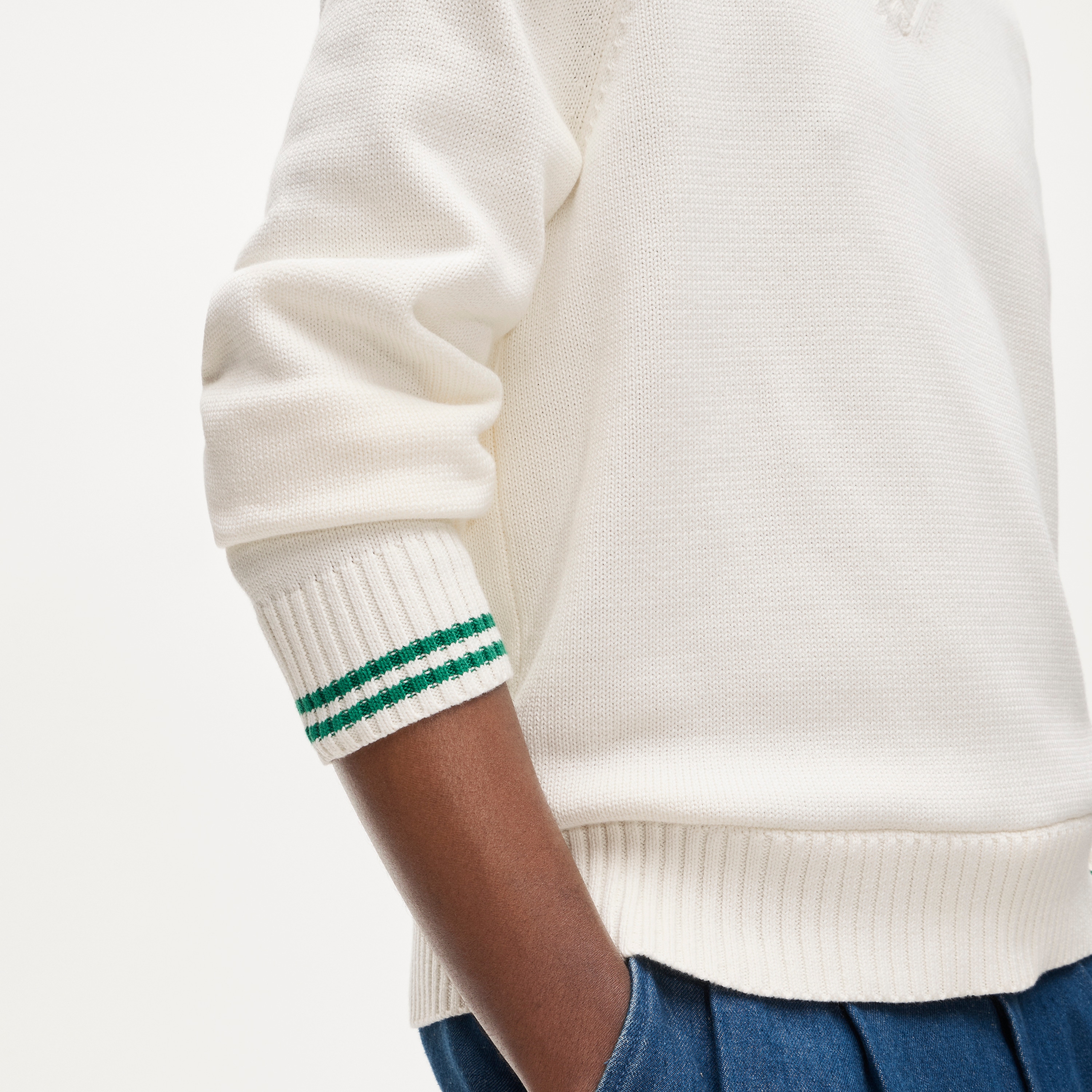 Vintage J.Crew '90s Cotton V-neck Sweater For Men | J.Crew