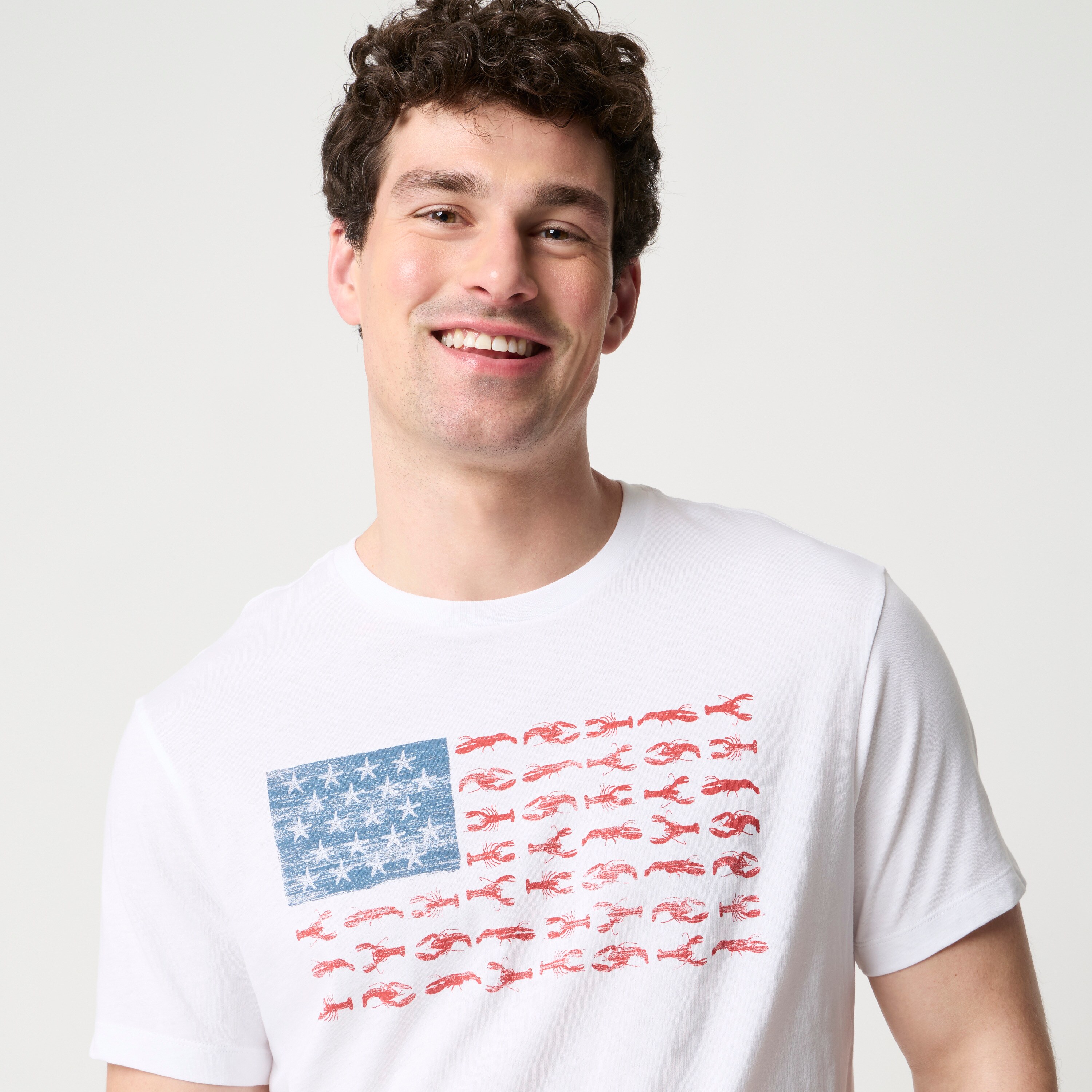 Lobster flag graphic tee