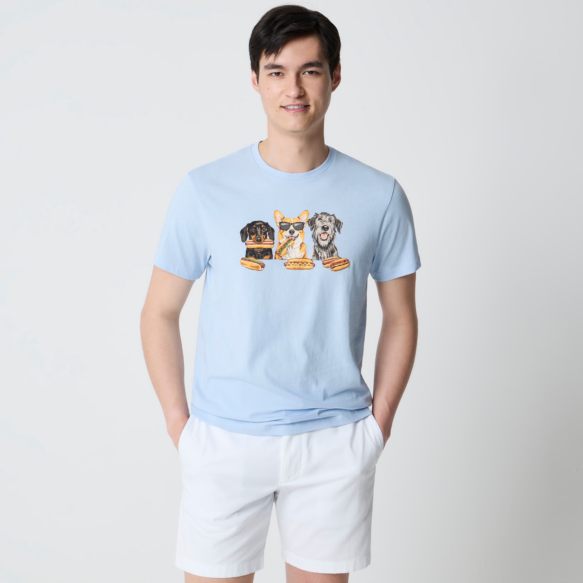Dog Barbecue Graphic Tee For Men | Factory