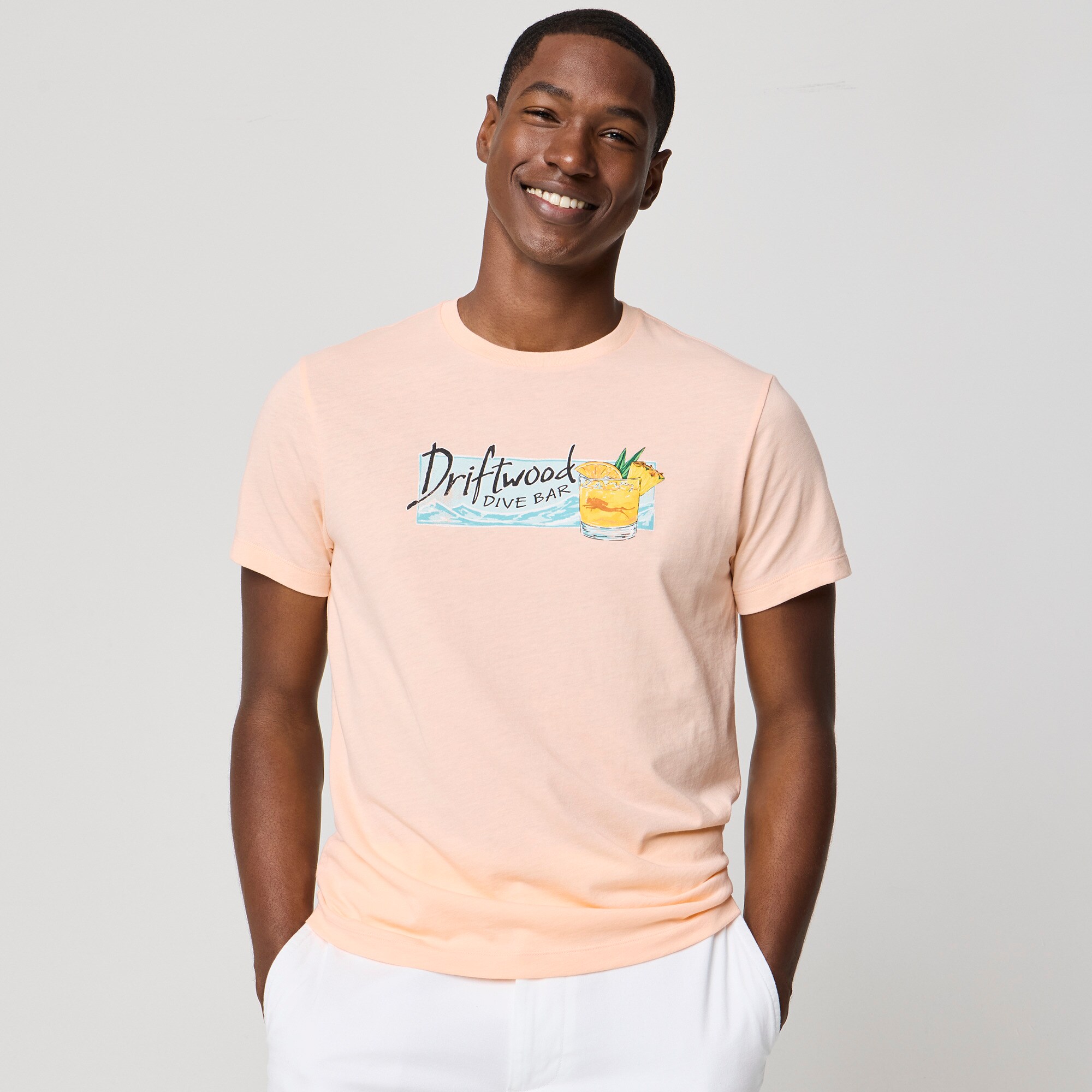 "Driftwood dive bar" graphic tee