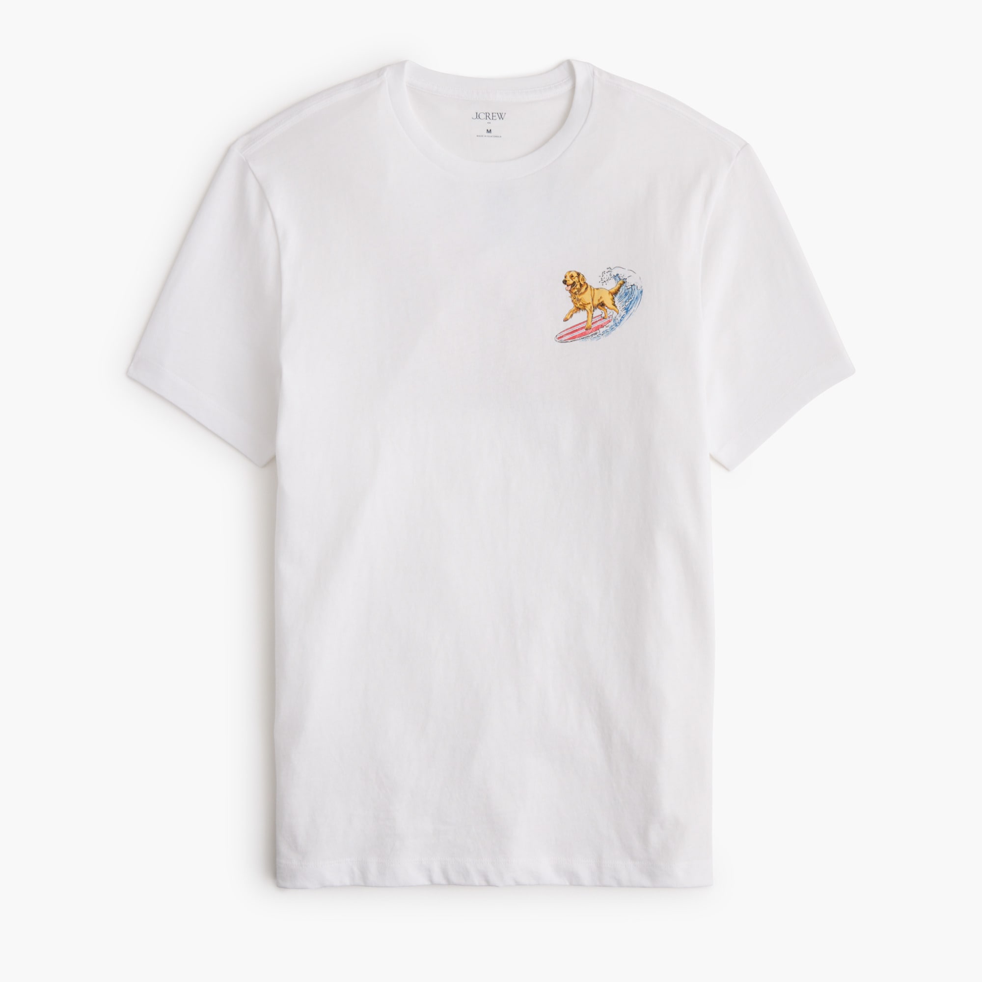 Surfing dogs graphic tee