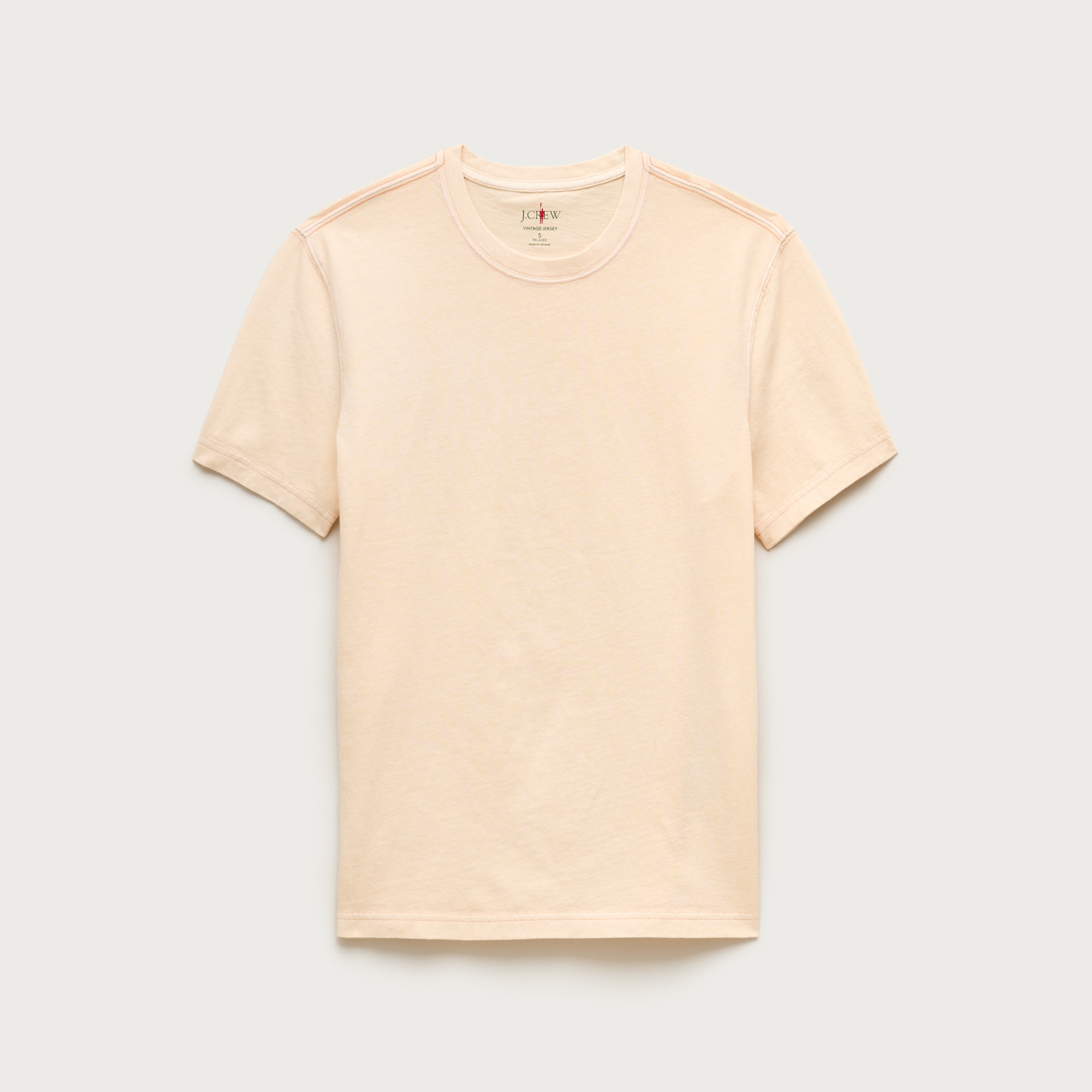 Vintage-wash cotton T-shirt with contrast stitching from J.Crew - $48