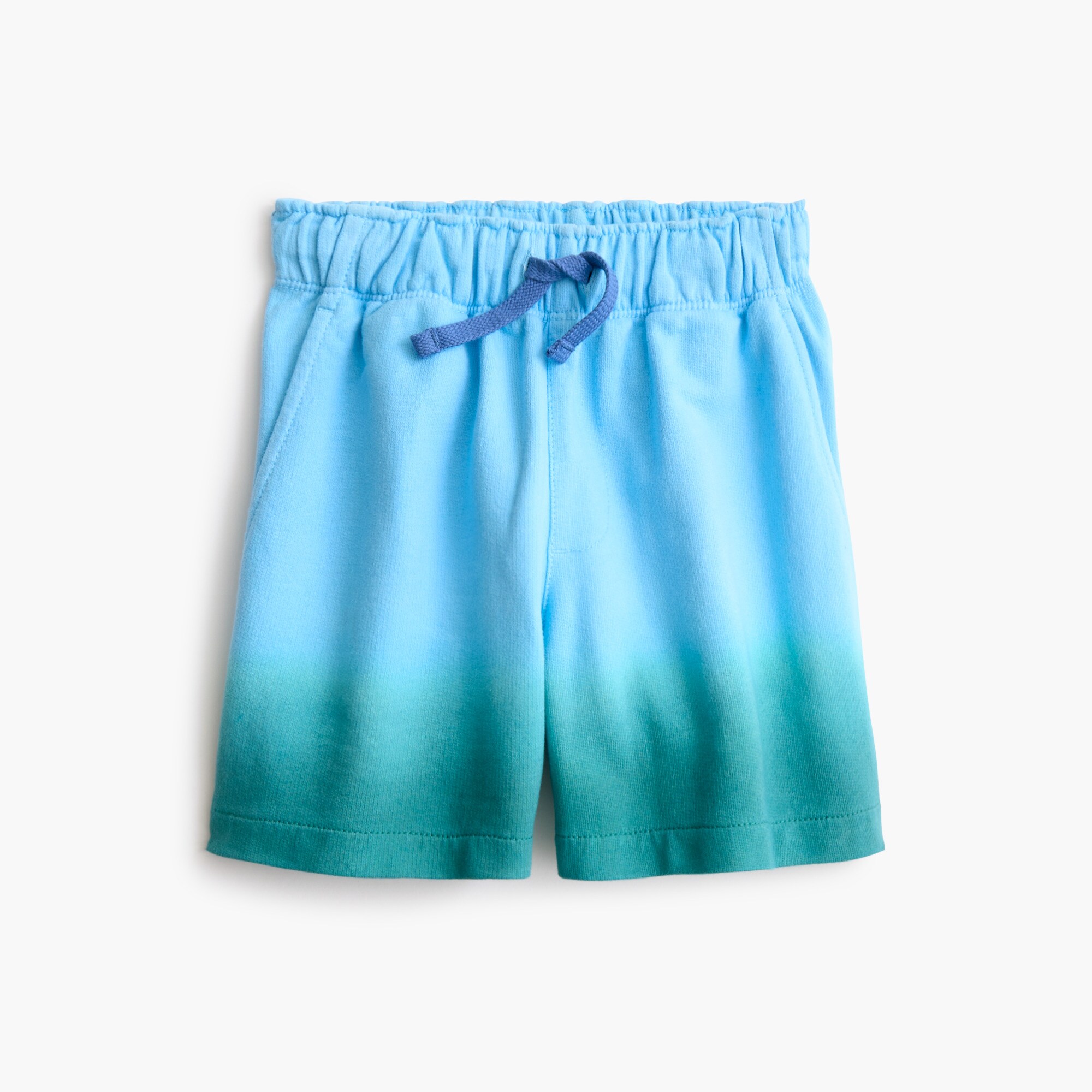 Boys' tie-dyed terry short