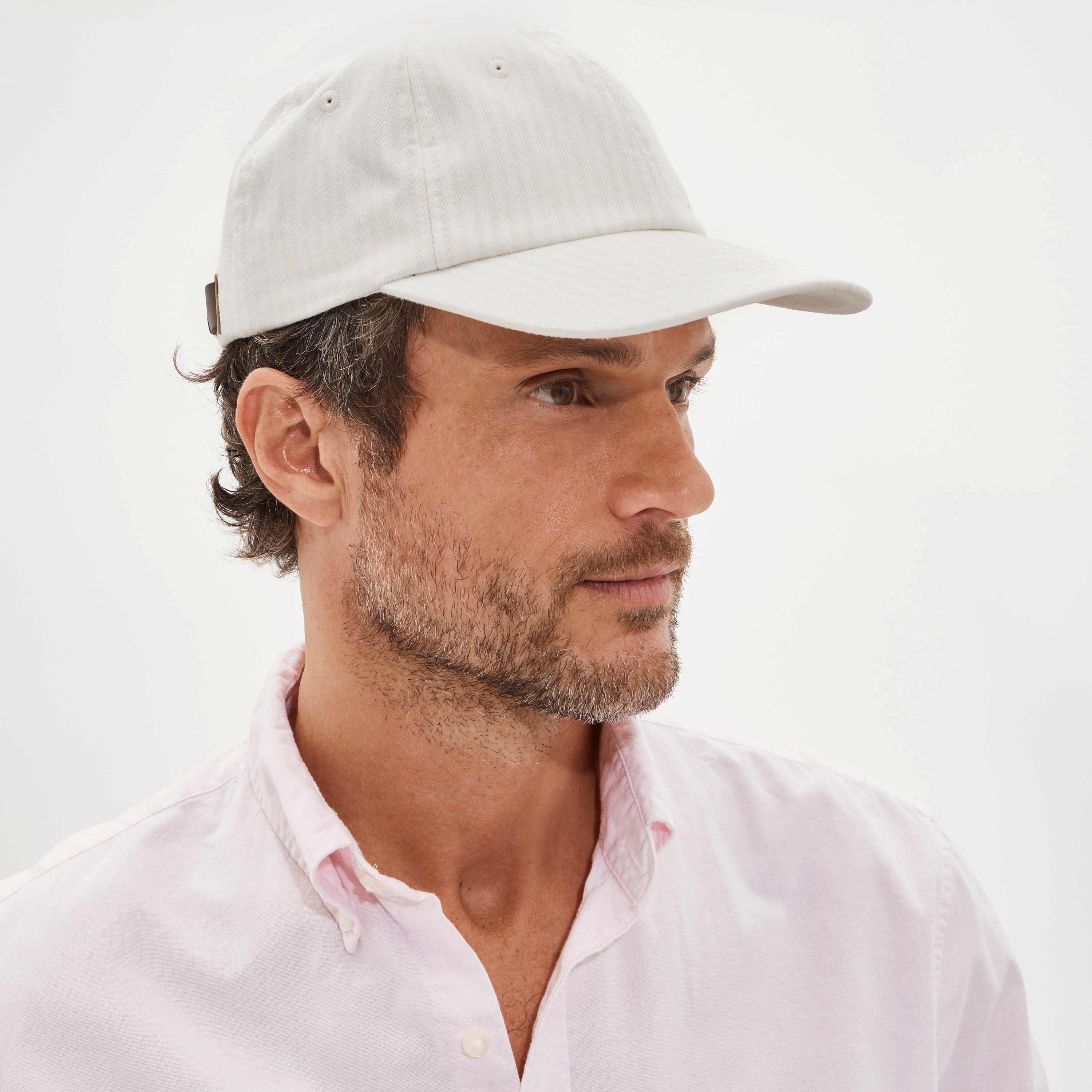 Cotton Canvas Cap In Faded Indigo Stripe For Men | J.Crew